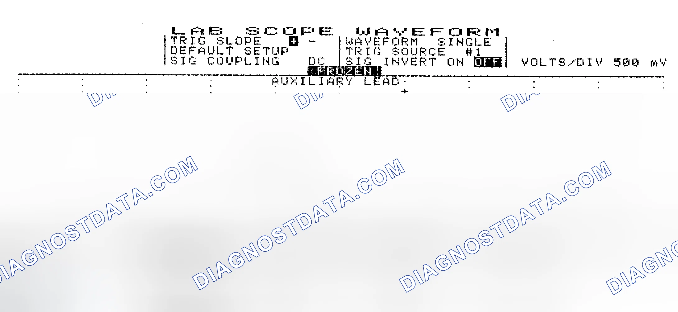 Scheme 10: Single Injector w/Excessive Current Flow - Current Pattern