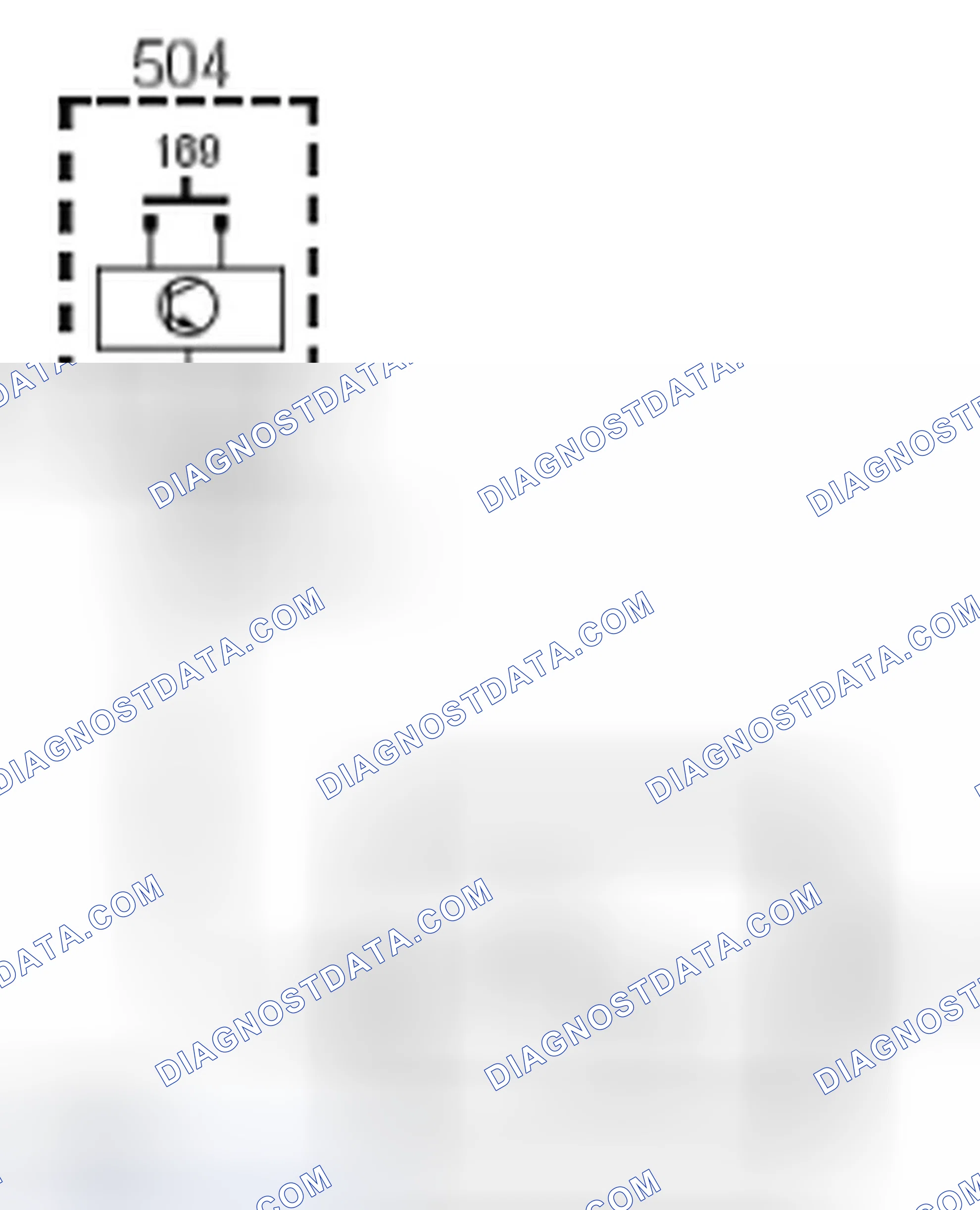 Scheme 489: A/C button, faulty function