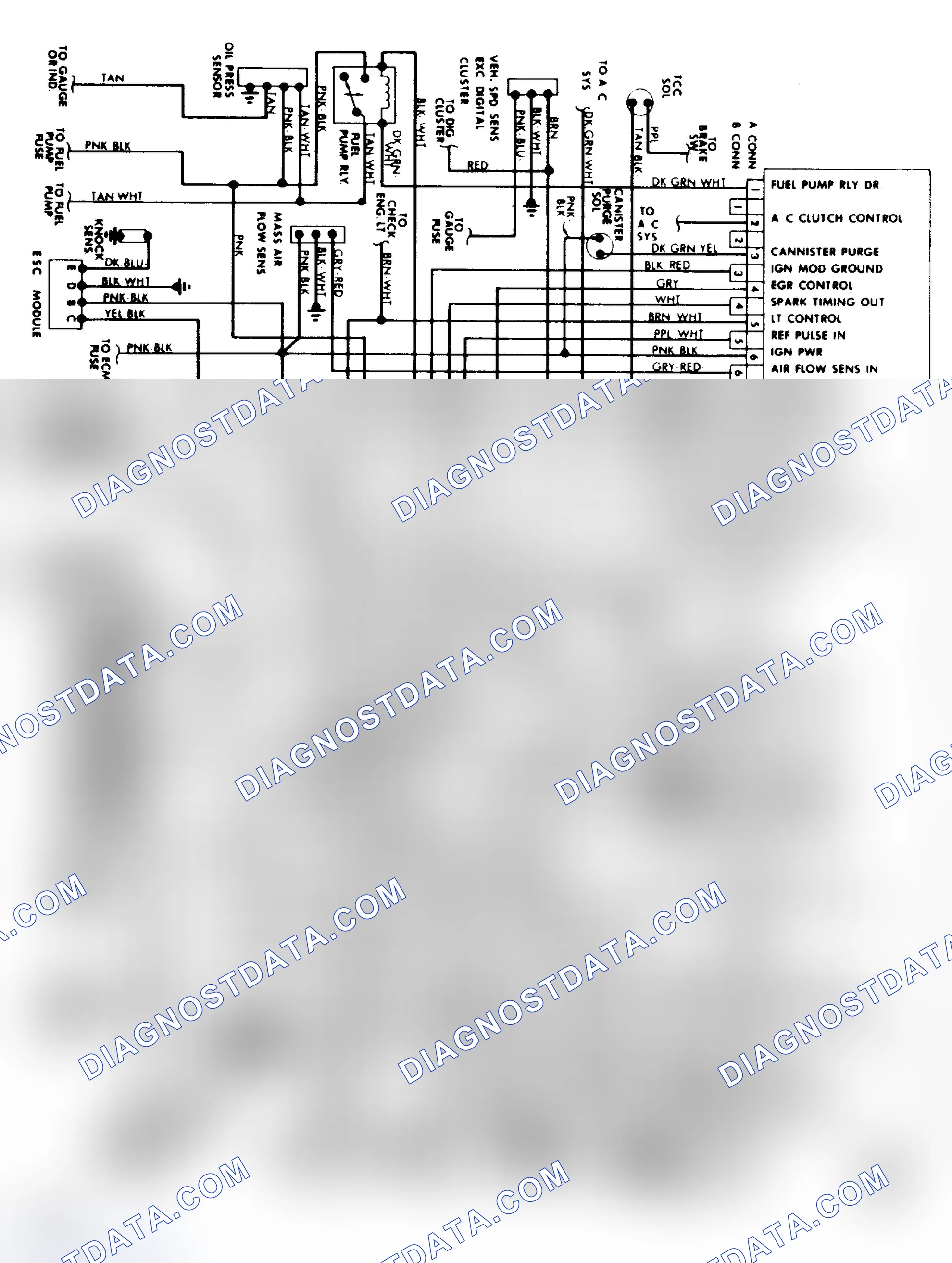 Scheme 373: Port Fuel Injection Wiring Diagram 3.8L Turbo