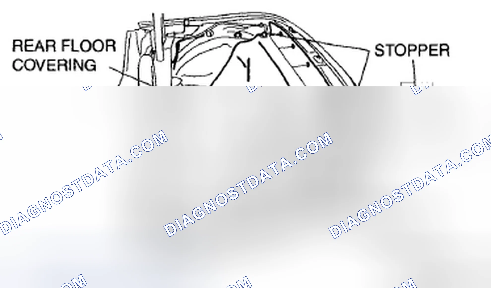Scheme 53: Rear Floor covering (Power Retractable Hardtop)