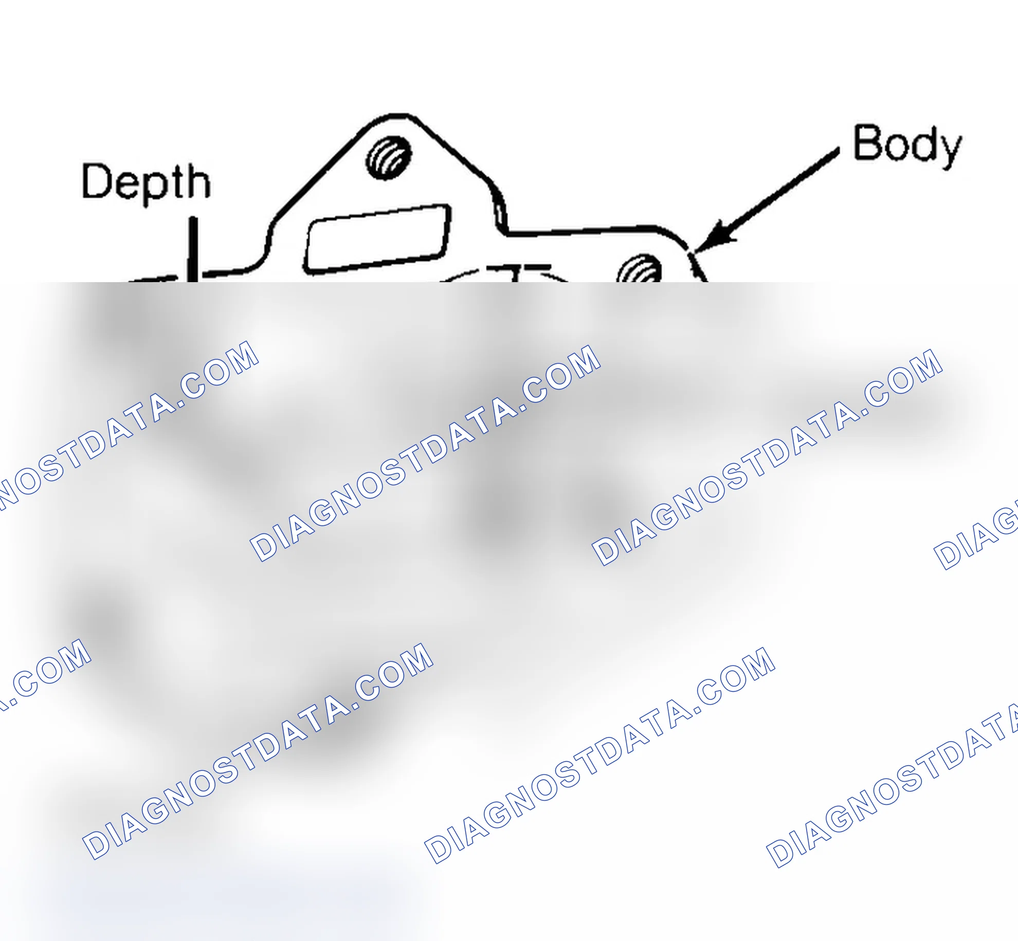 Scheme 35: Measuring Oil Pump Gear Cavity