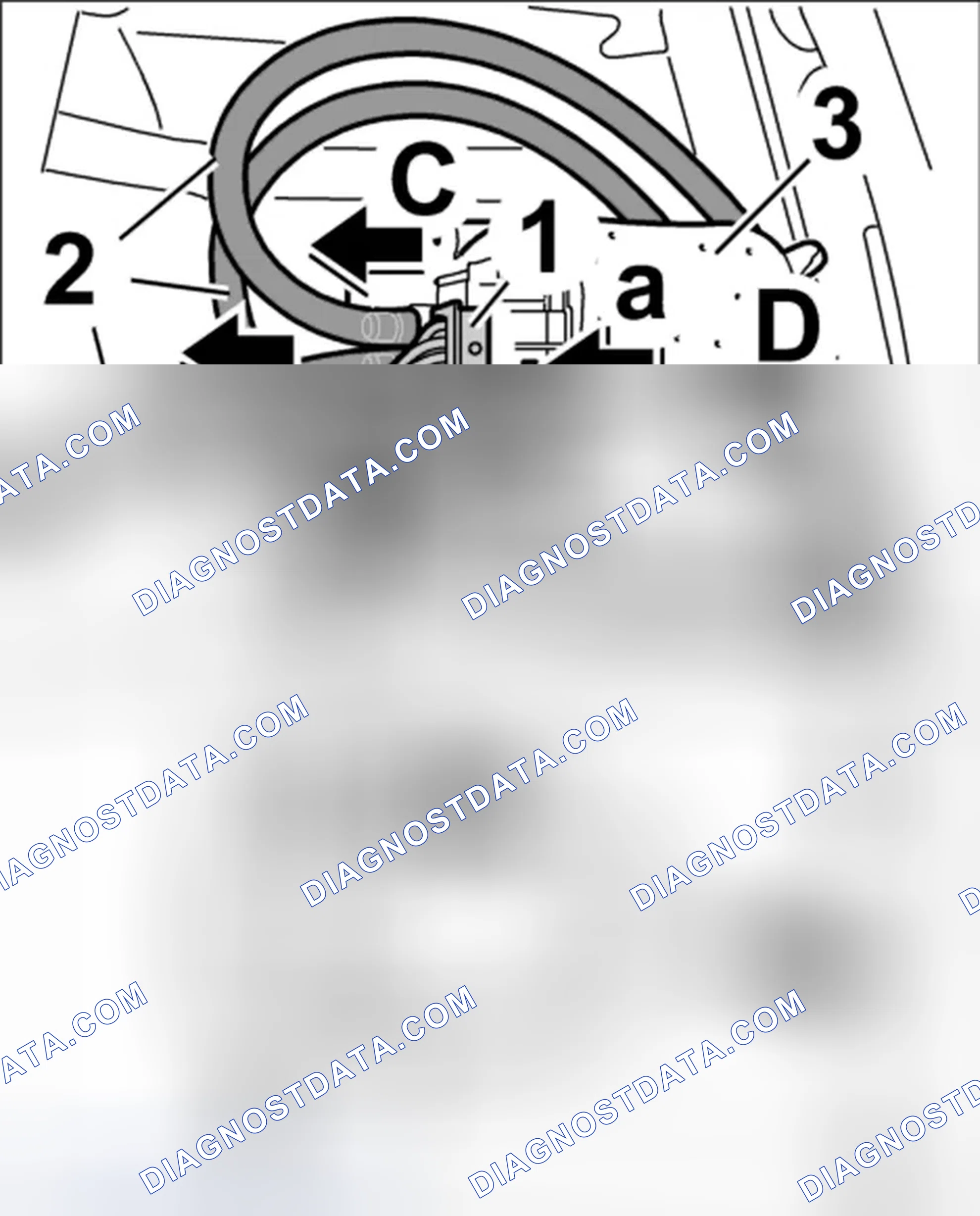 Scheme 137: Removing control valve for lumbar support adjustment