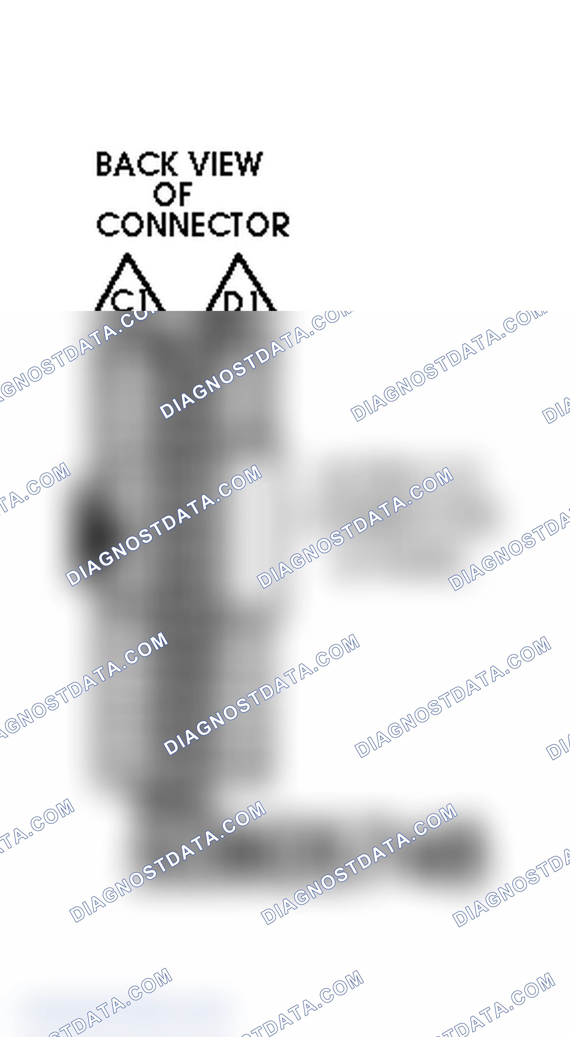 Scheme 23: PCM Terminal E-F Connector ID - Blue (1 Of 2) (6.5L Diesel - "P" Series With 4L80-E A/T)