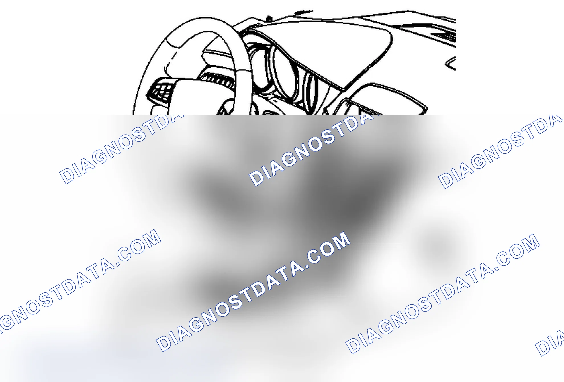 Scheme 104: Front Floor Console Transmission Shift Opening Trim Plate Replacement (Left Hand Drive Automatic Tra