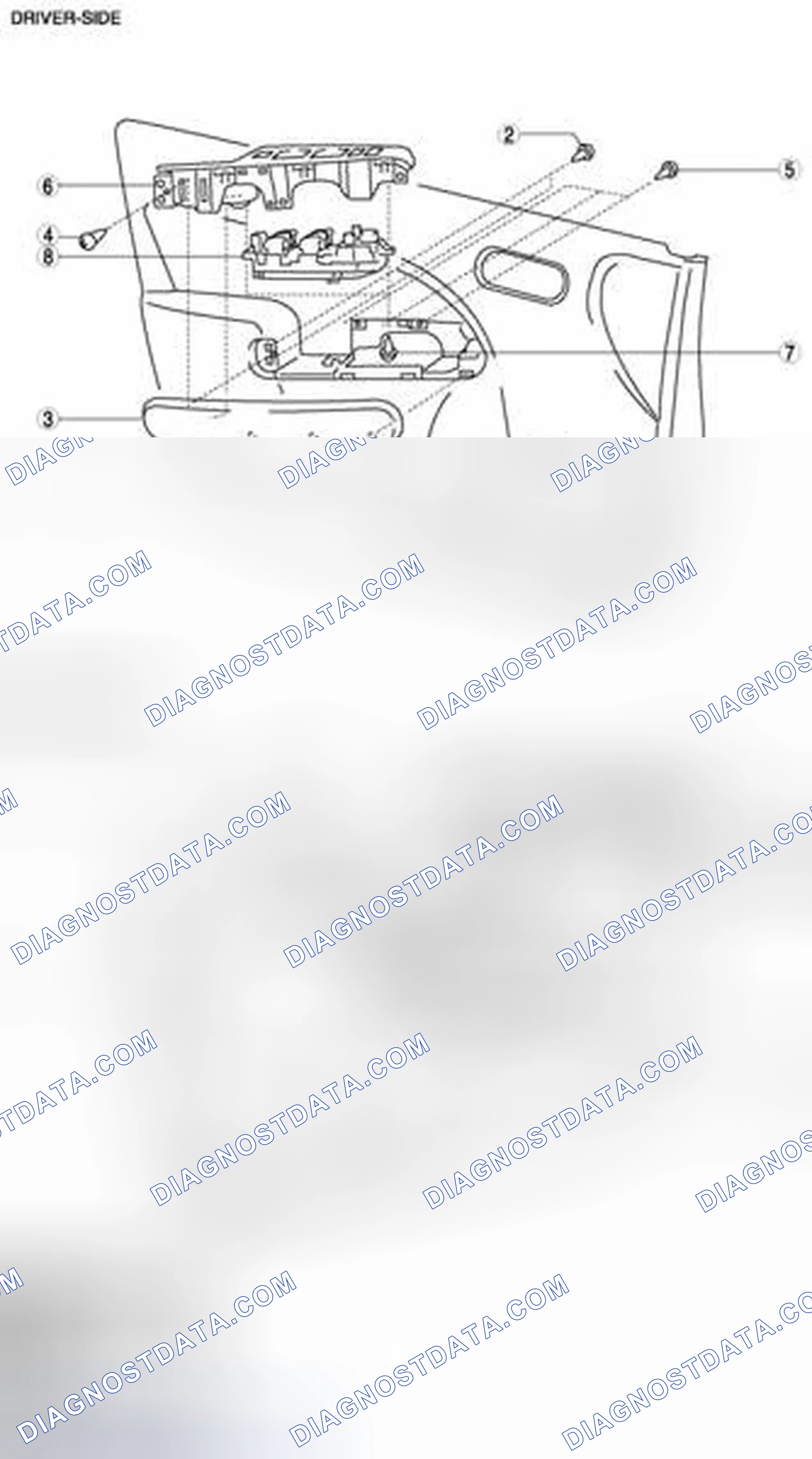 Scheme 91: FRONT DOOR TRIM DISASSEMBLY/ASSEMBLY