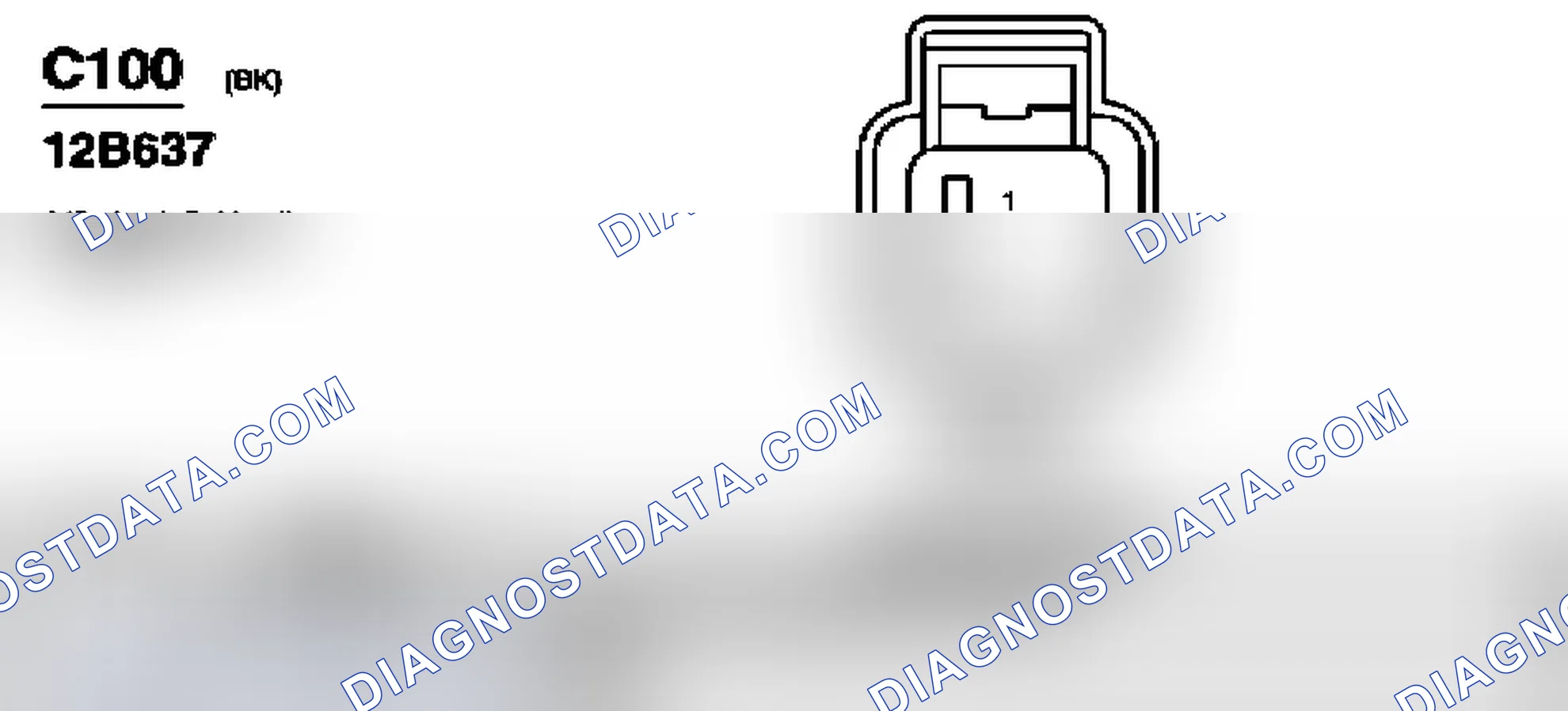 Scheme 1: Identifying Connectors C100, C101, C102a, C102b, 102c & C103