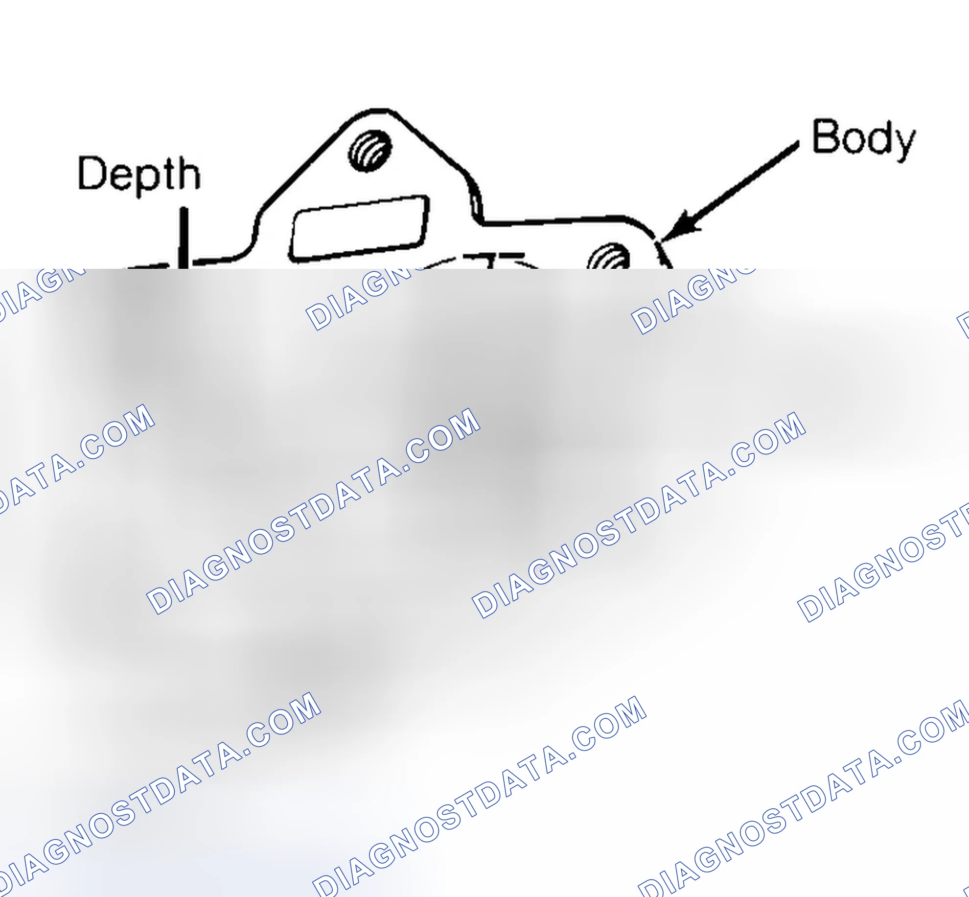 Scheme 35: Measuring Oil Pump Gear Cavity