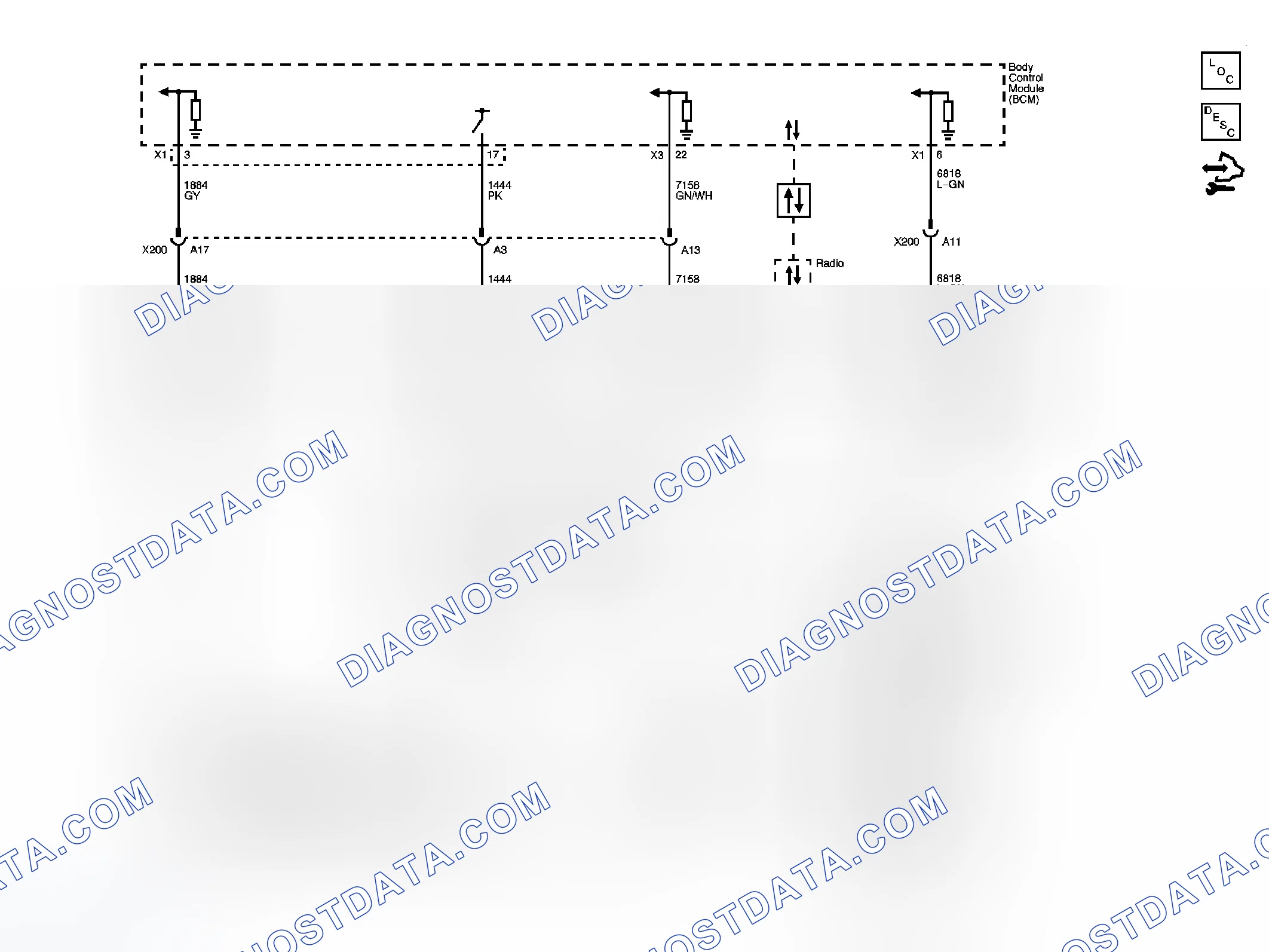 Scheme 1: Steering Wheel Secondary/Configurable Control Schematics