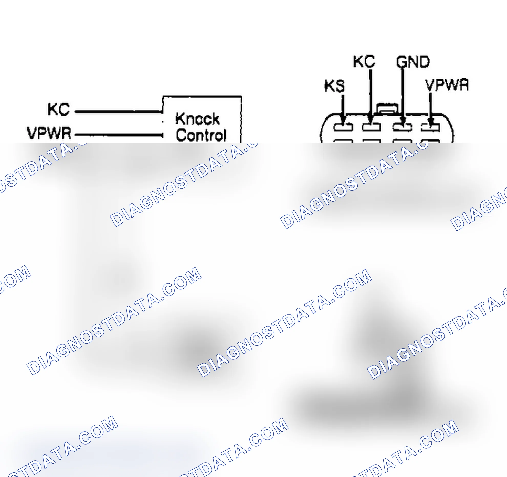 Scheme 87: Identifying Knock Control Circuit & Connector Terminals