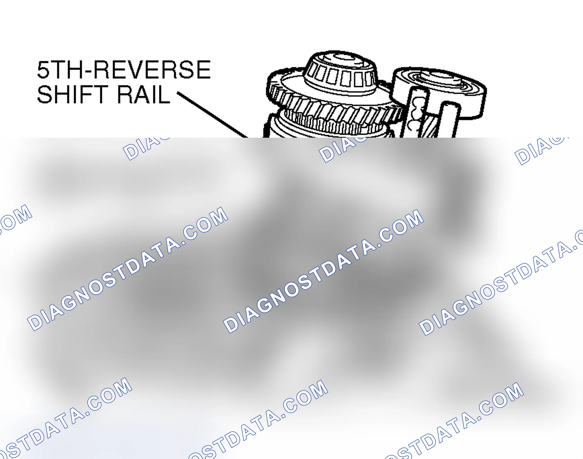 Scheme 499: << B >> 3RD-4TH SPEED SHIFT RAIL/3RD-4TH SPEED SHIFT FORK/5TH-REVERSE SPEED SHIFT RAIL/5TH-REVERSE S