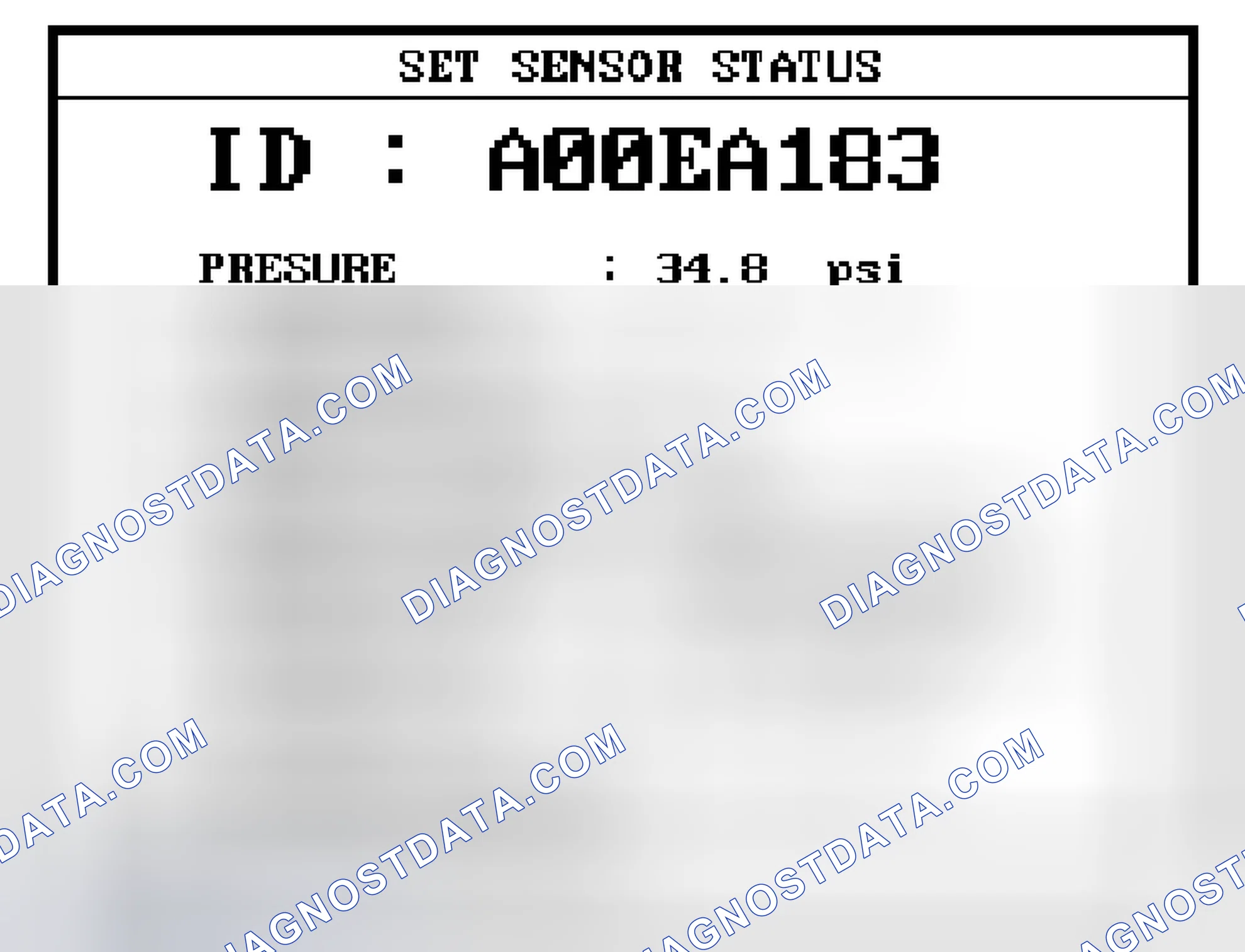 Scheme 1: TPMS RESET - PROCEDURE 2
