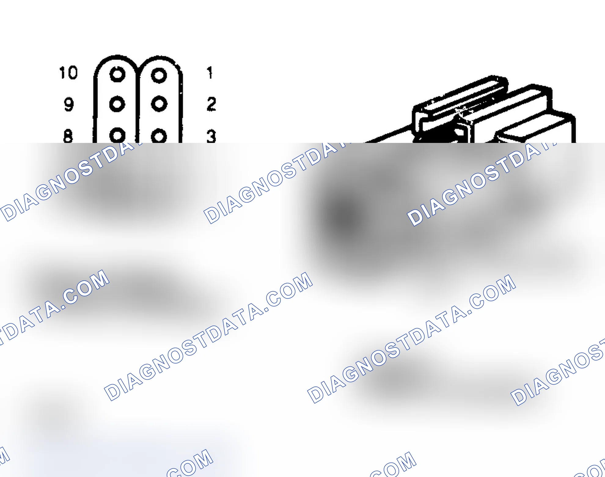 Scheme 126: Power Module 10-Wire Connector & Injector 6-Wire Connector