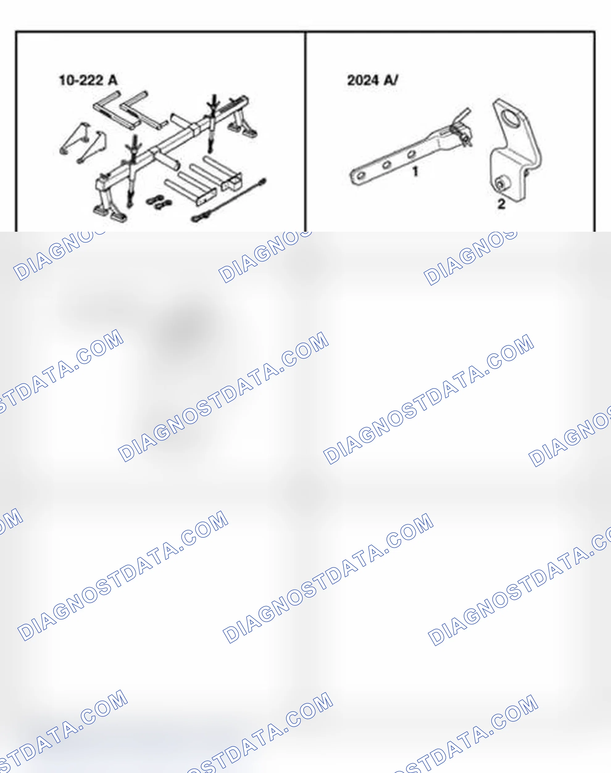 Scheme 18: Special tools and equipment