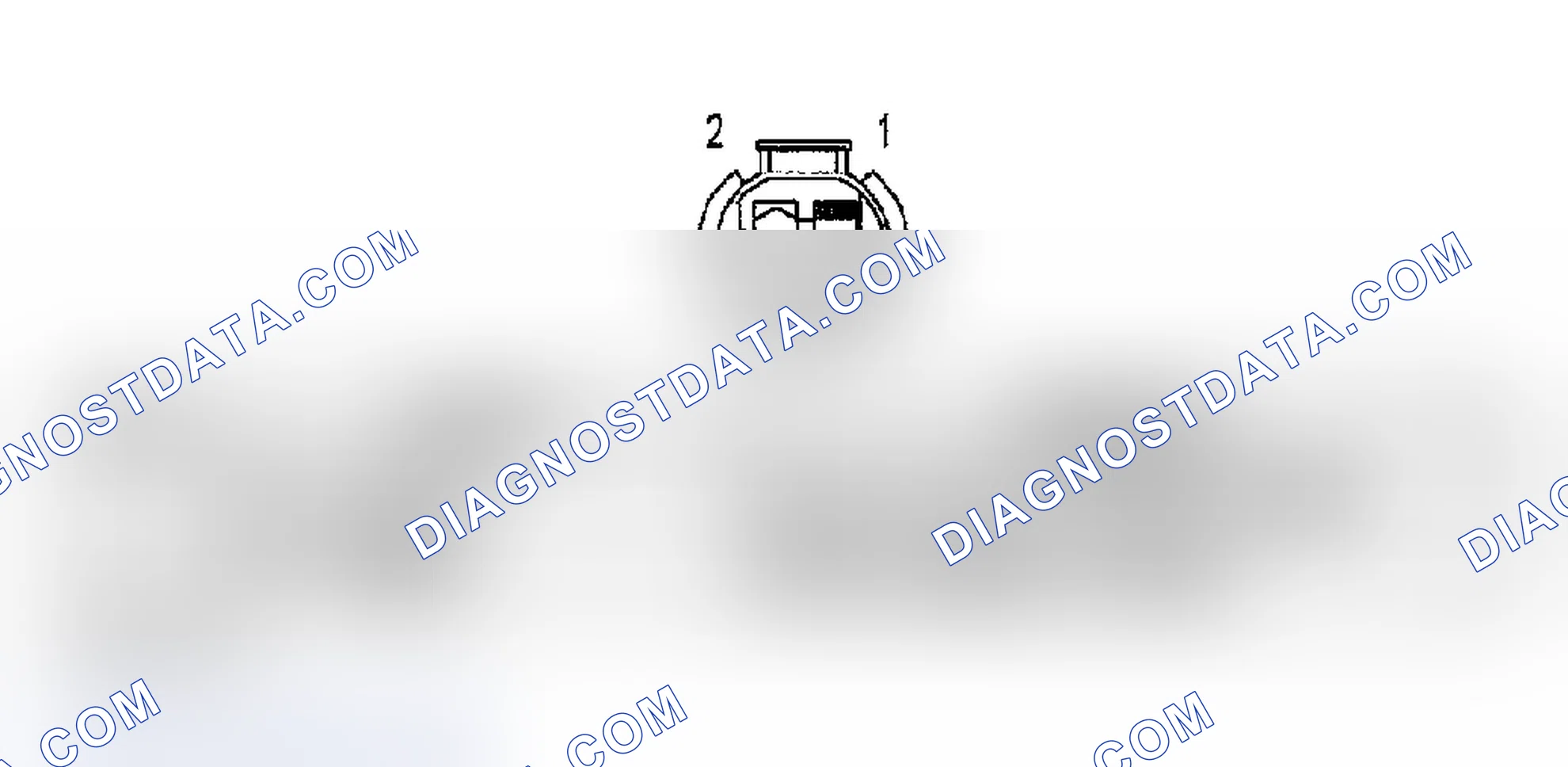 Scheme 803: OUTPUT SPEED SENSOR CONNECTOR END VIEW