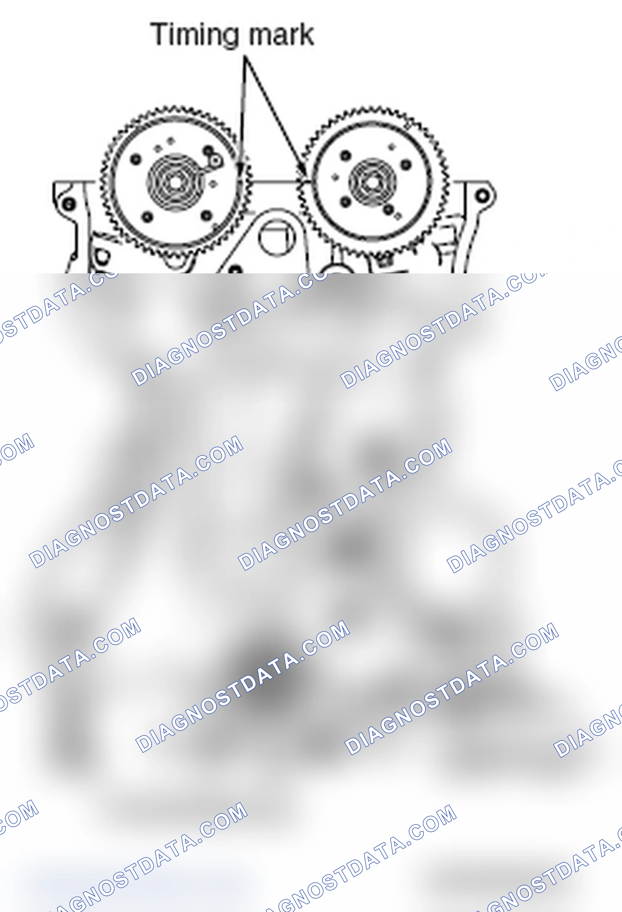 Scheme 405: >> C << TIMING CHAIN INSTALLATION