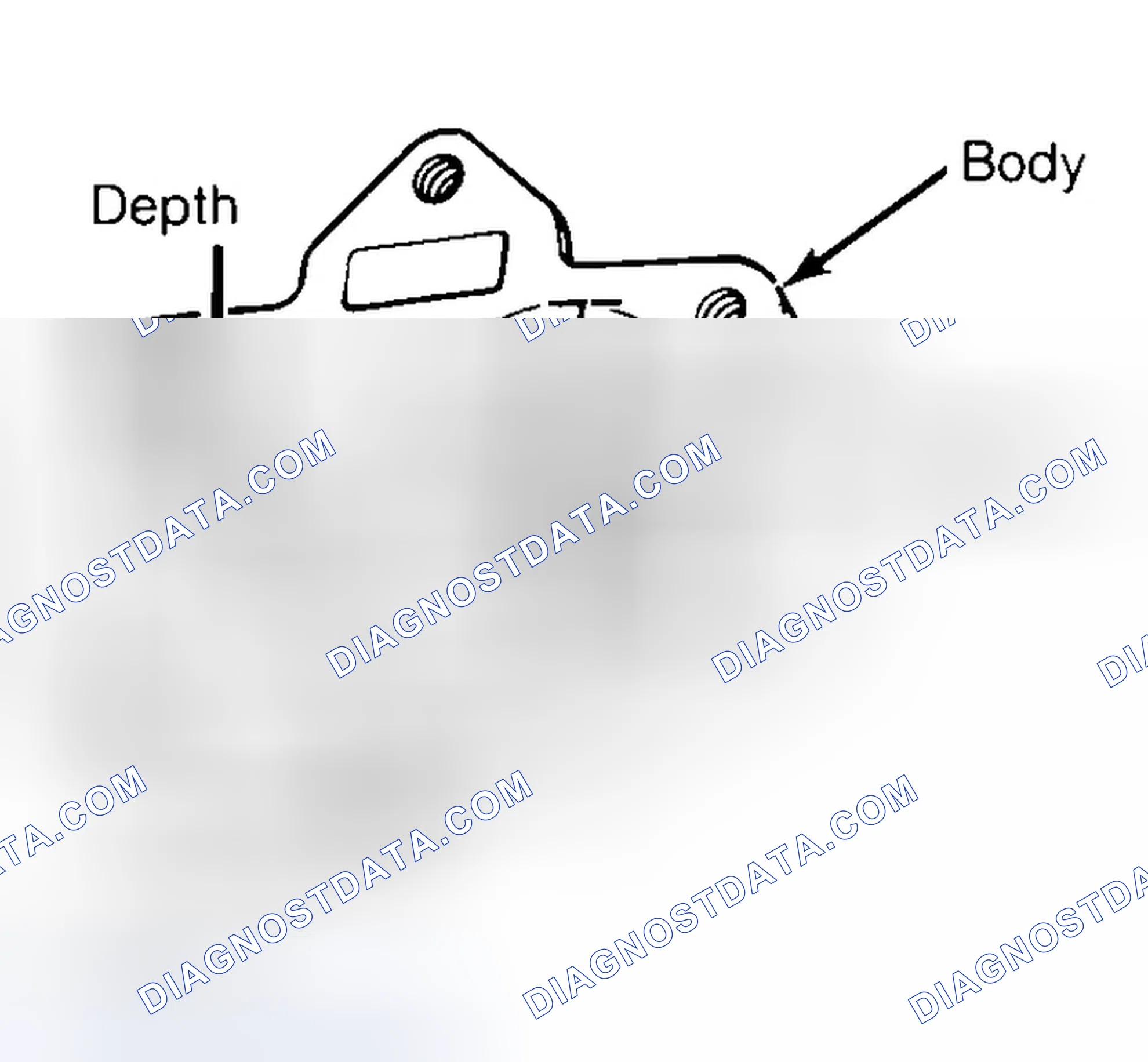 Scheme 35: Measuring Oil Pump Gear Cavity
