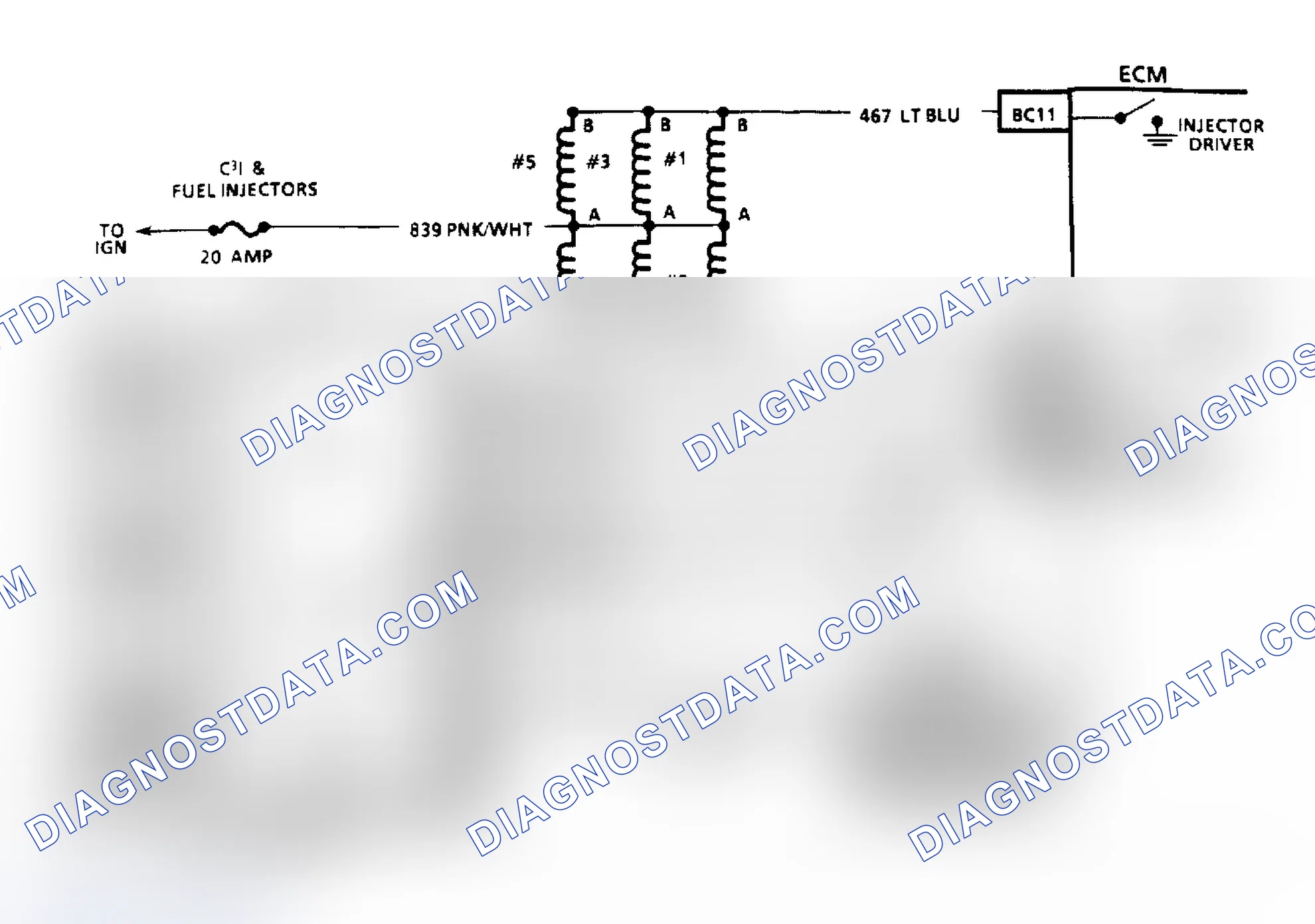 Scheme 256: Chart C4H2 Schematic, C3I Misfire Under Load ("A" Body)