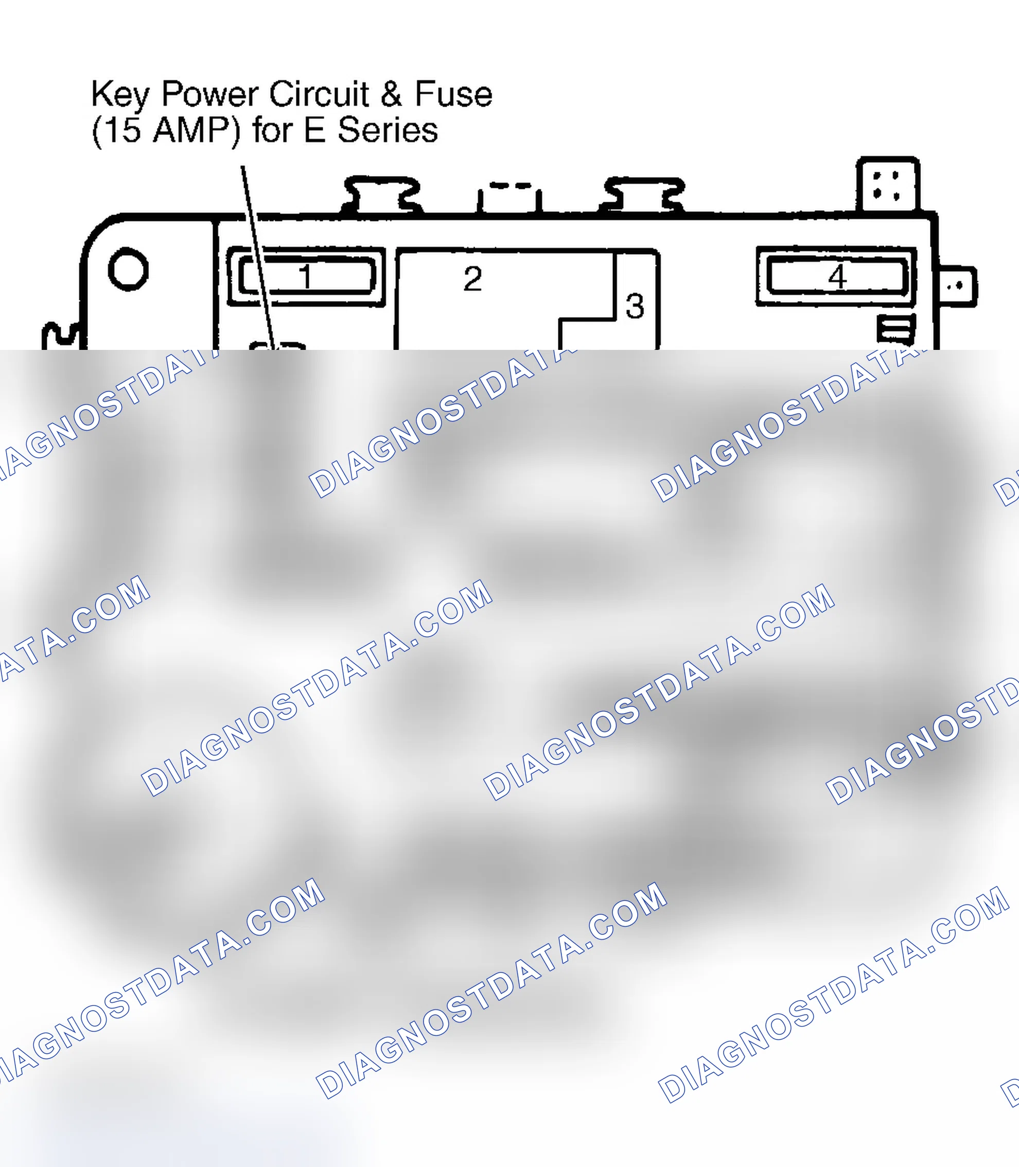 Scheme 128: Identifying KEY POWER Terminal in Fuse Panel
