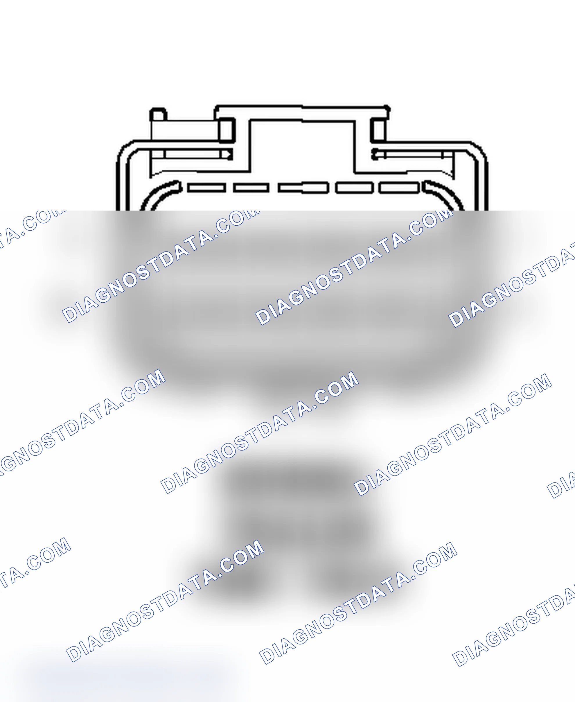 Scheme 74: Trailer Tow Wiring Connector End View