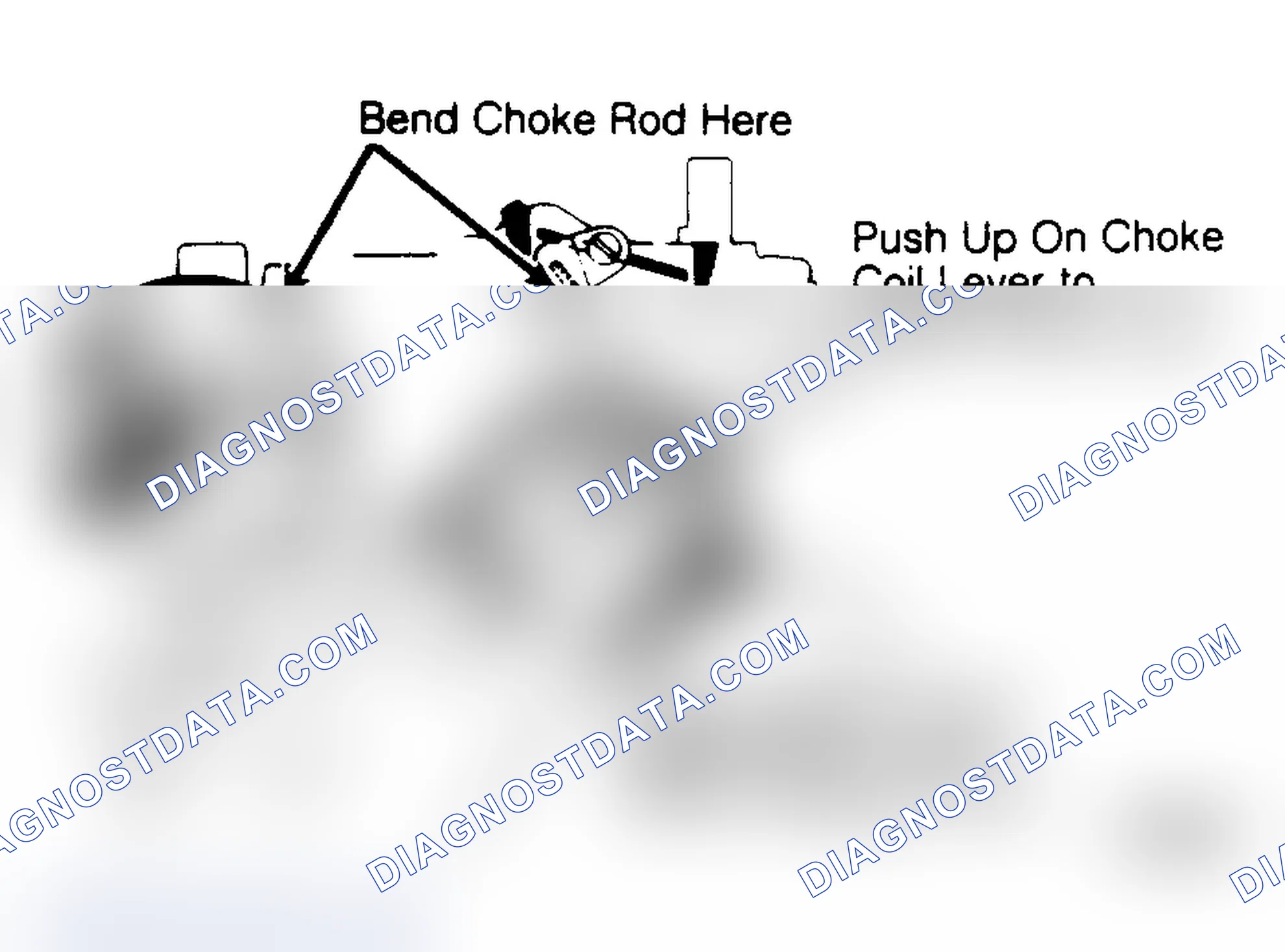 Scheme 13: Choke Coil Lever Adjustment Bend choke rod to adjust.