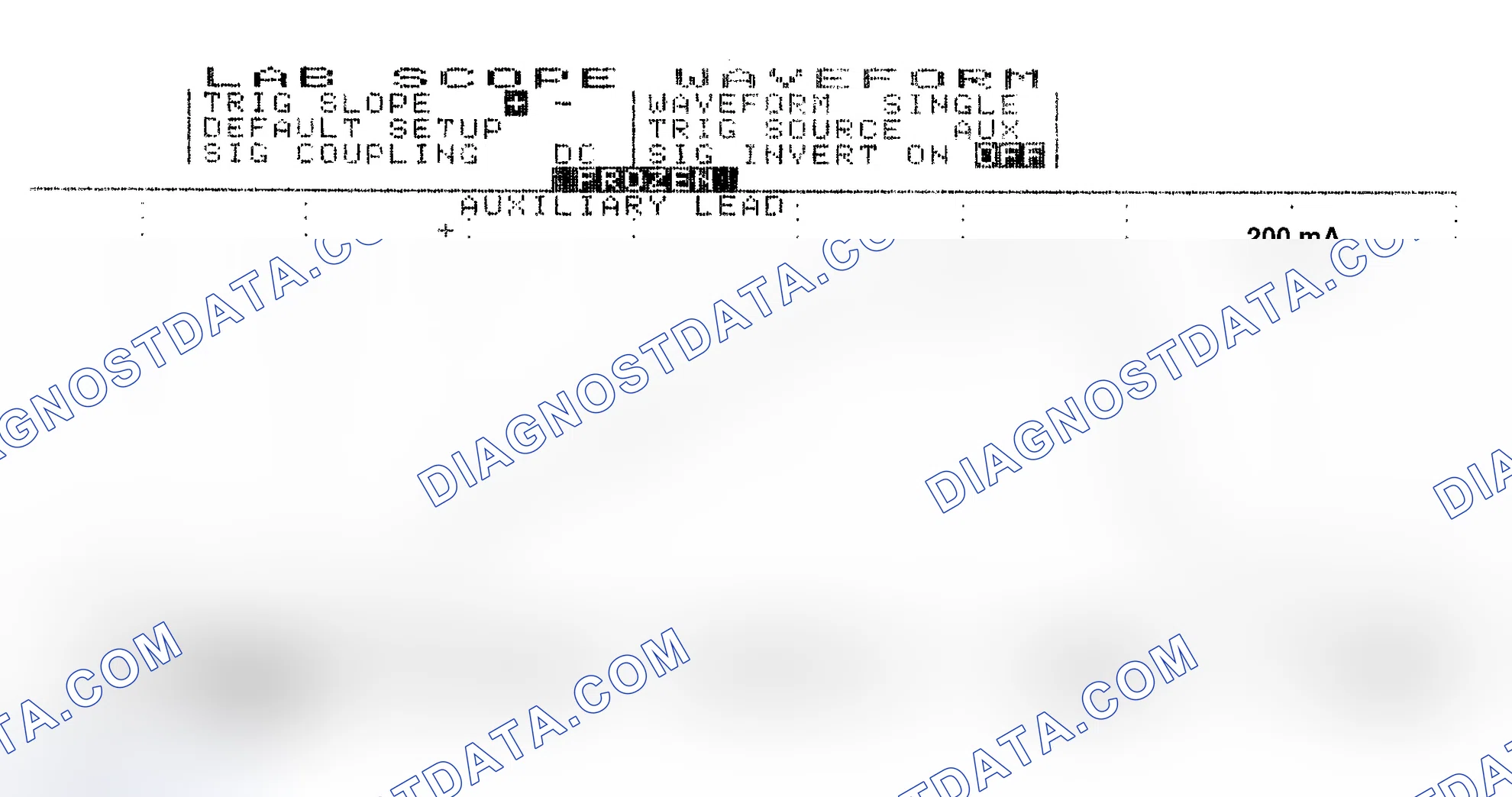 Scheme 13: Single Injector w/Normal Current Flow - Current Pattern