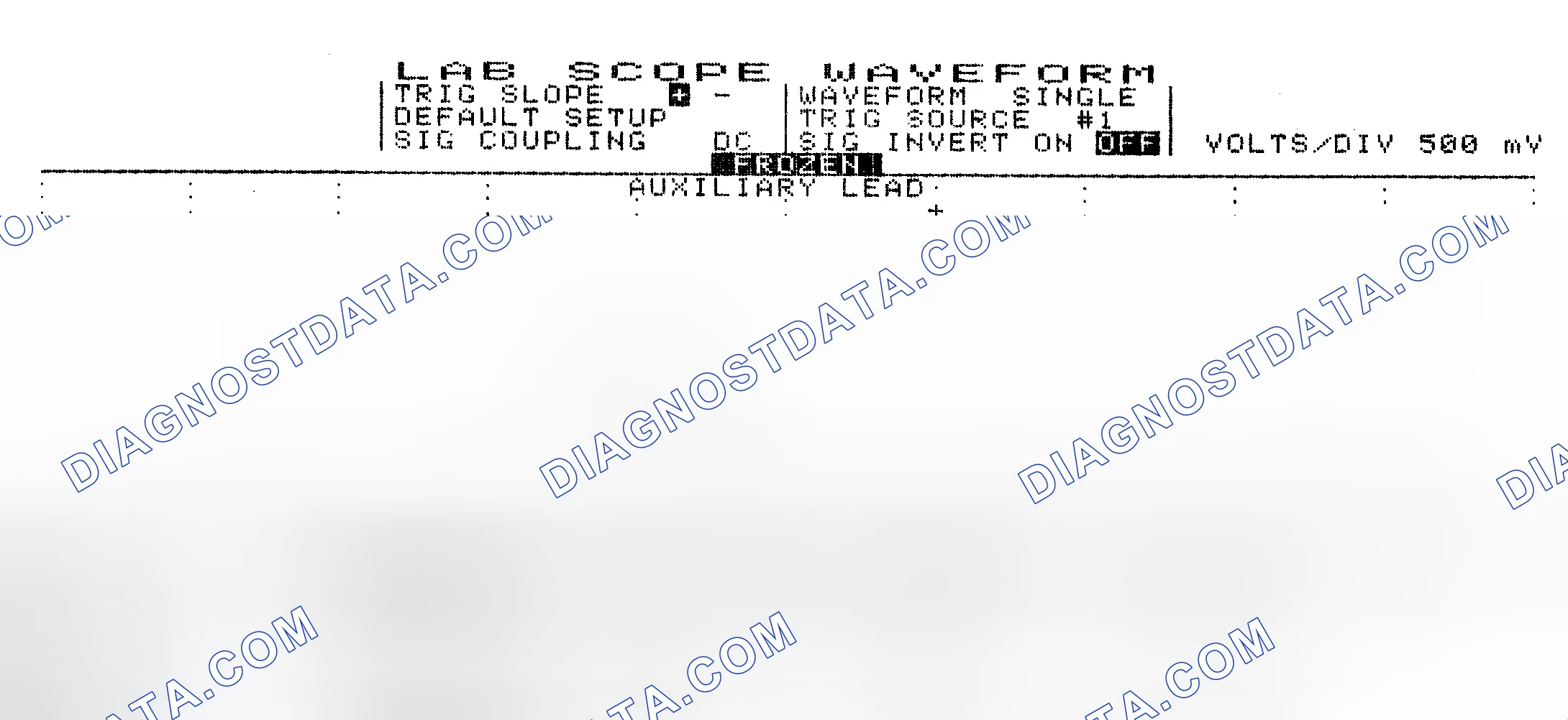 Scheme 10: Single Injector w/Excessive Current Flow - Current Pattern