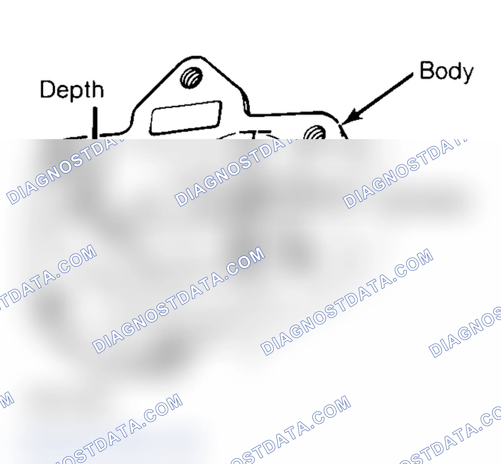 Scheme 35: Measuring Oil Pump Gear Cavity