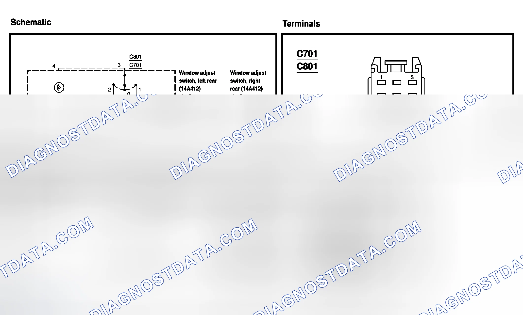 Scheme 102: Power window switches