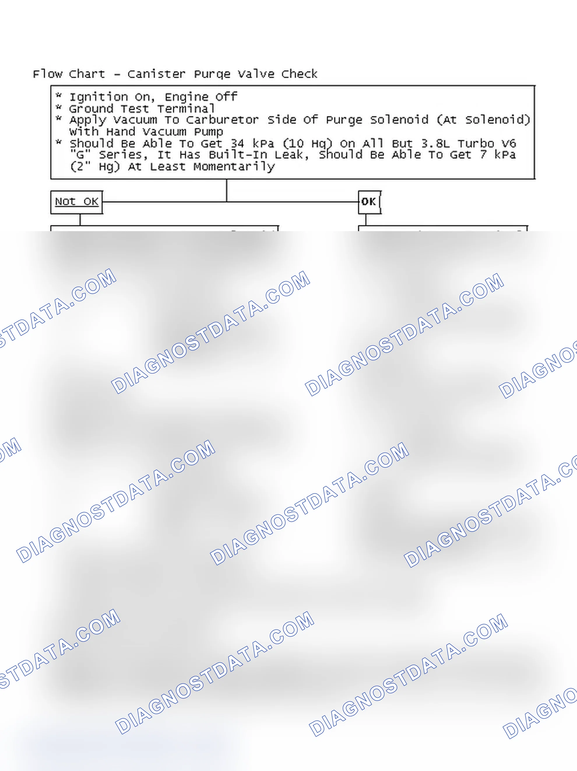 Scheme 105: Flow Chart - Canister Purge Valve Check