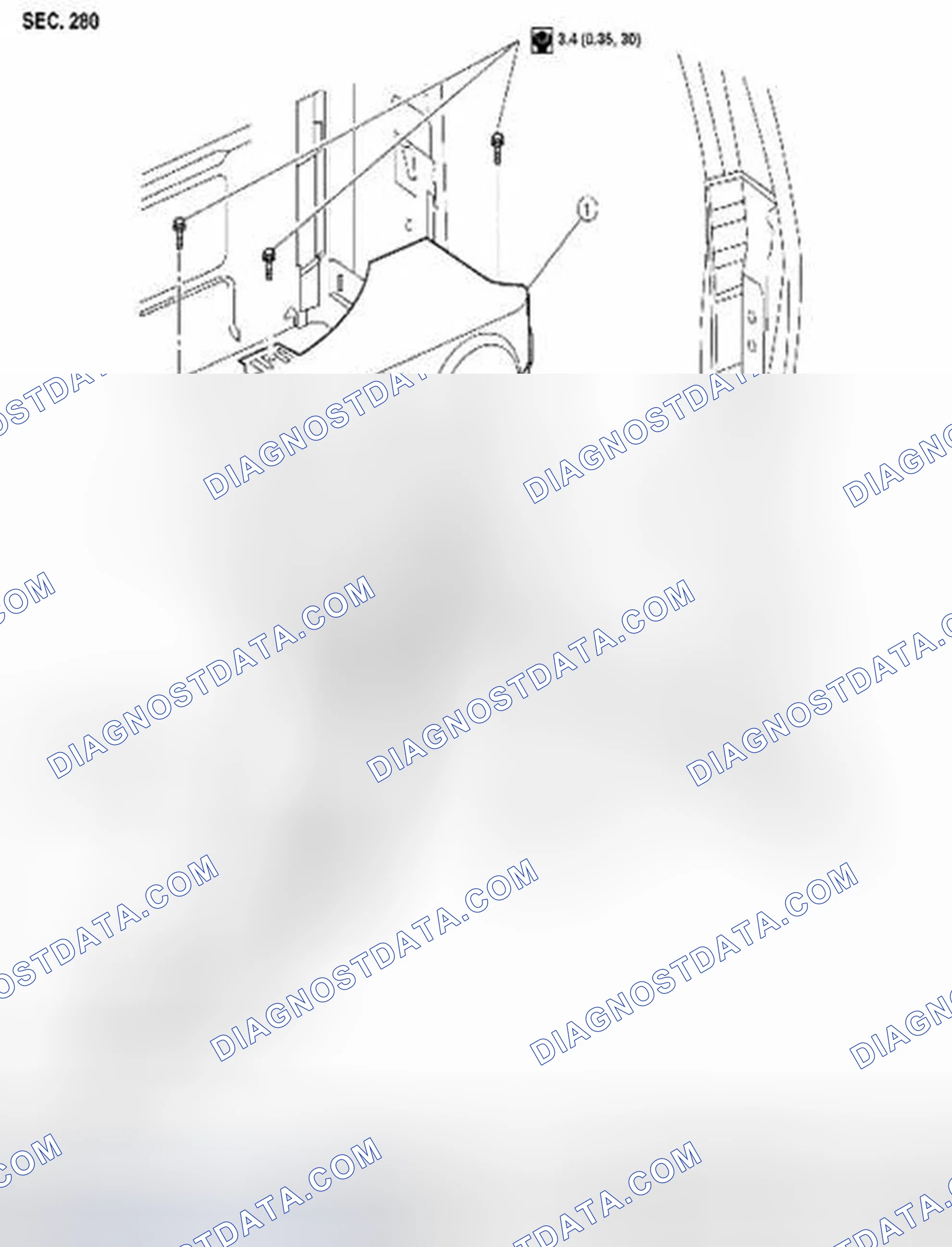 Scheme 117: Subwoofer: Removal and Installation