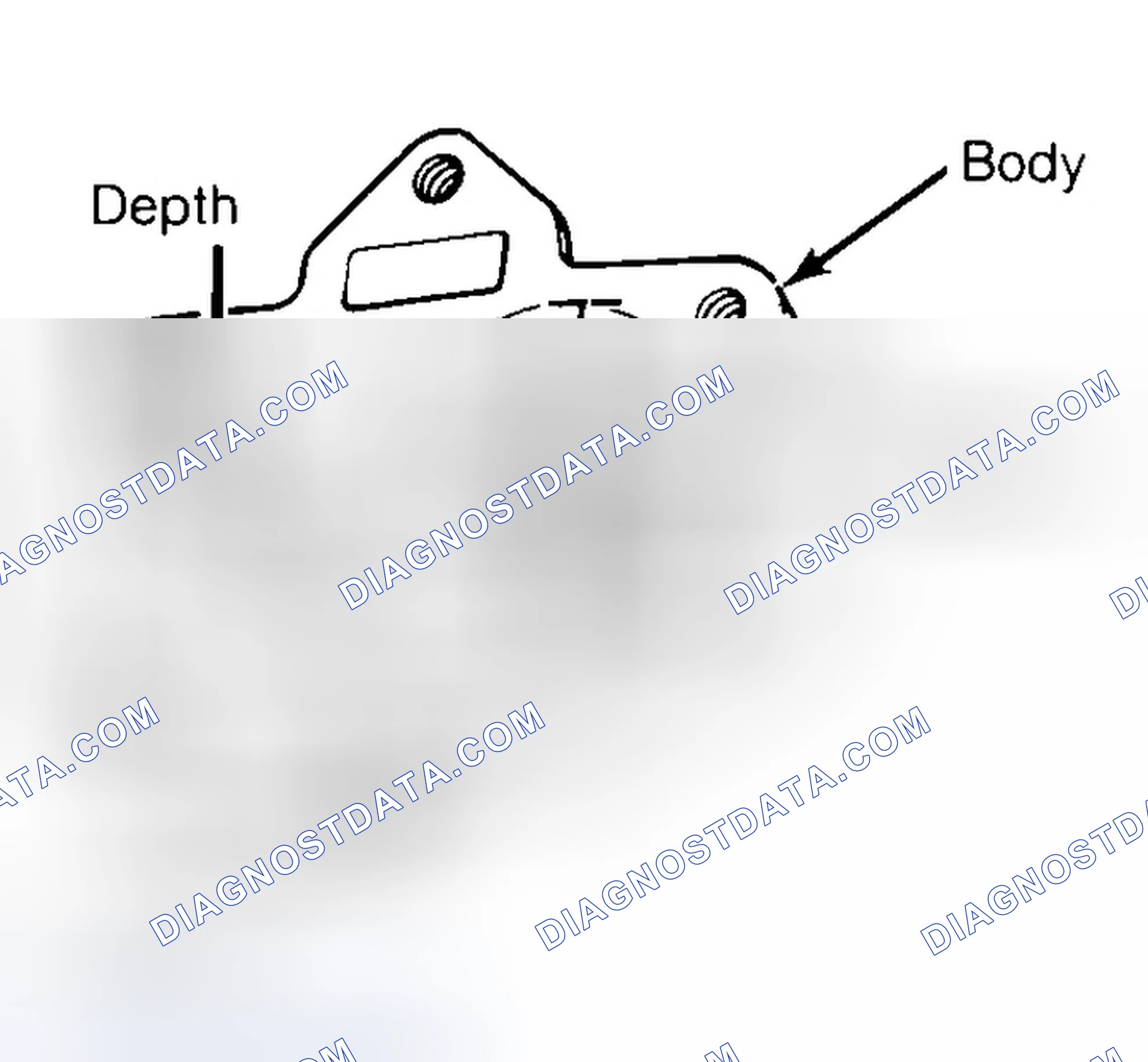 Scheme 35: Measuring Oil Pump Gear Cavity