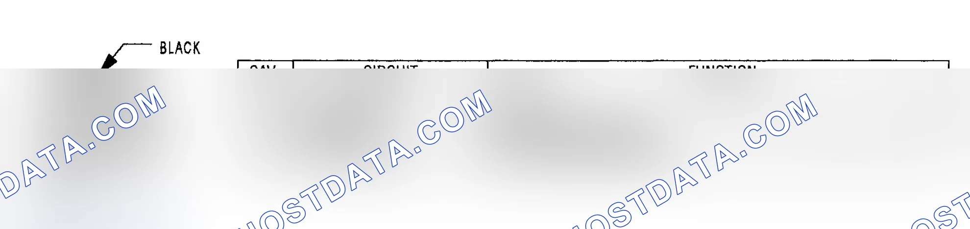 Scheme 361: LEAK DETECTION PUMP HARNESS CONNECTOR END VIEW