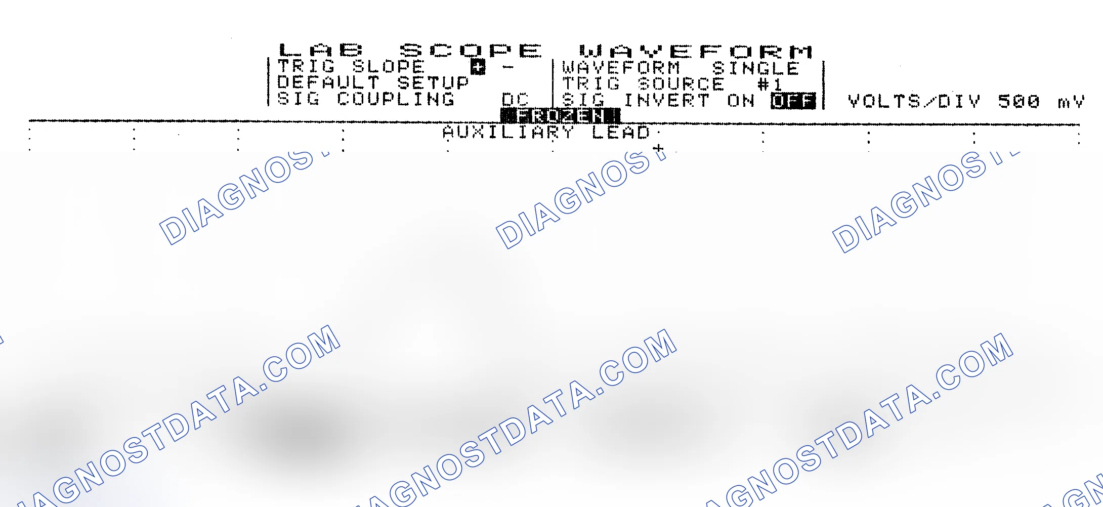 Scheme 10: Single Injector w/Excessive Current Flow - Current Pattern