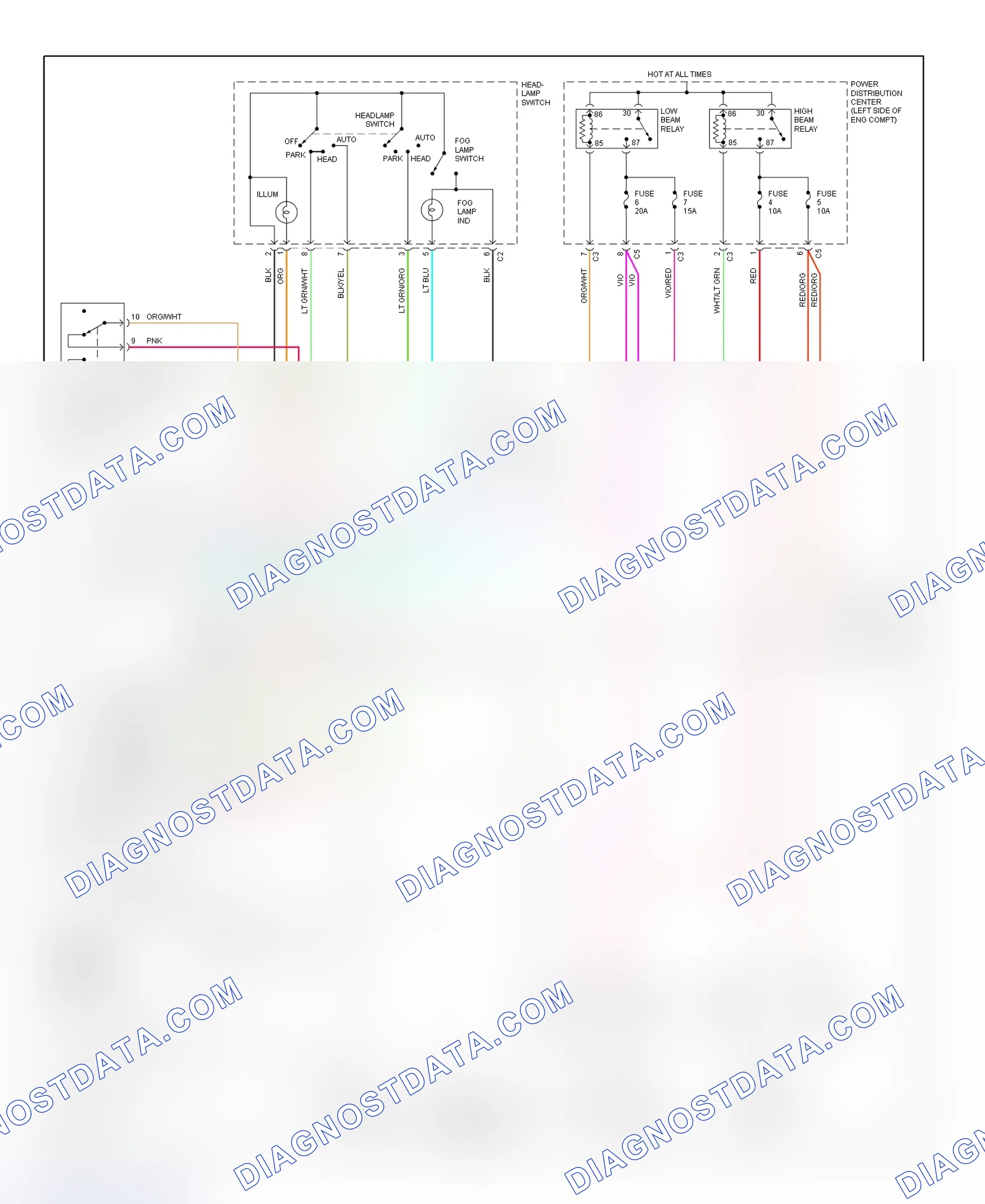Scheme 23: Daytime Running Lights Wiring Diagram (Town & Country)