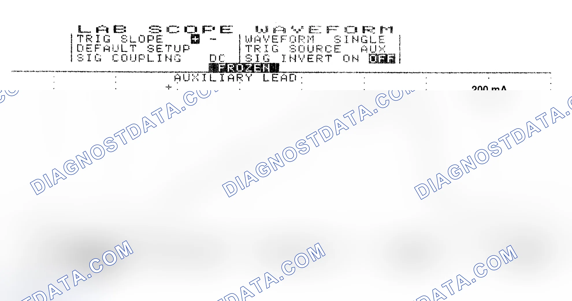 Scheme 13: Single Injector w/Normal Current Flow - Current Pattern