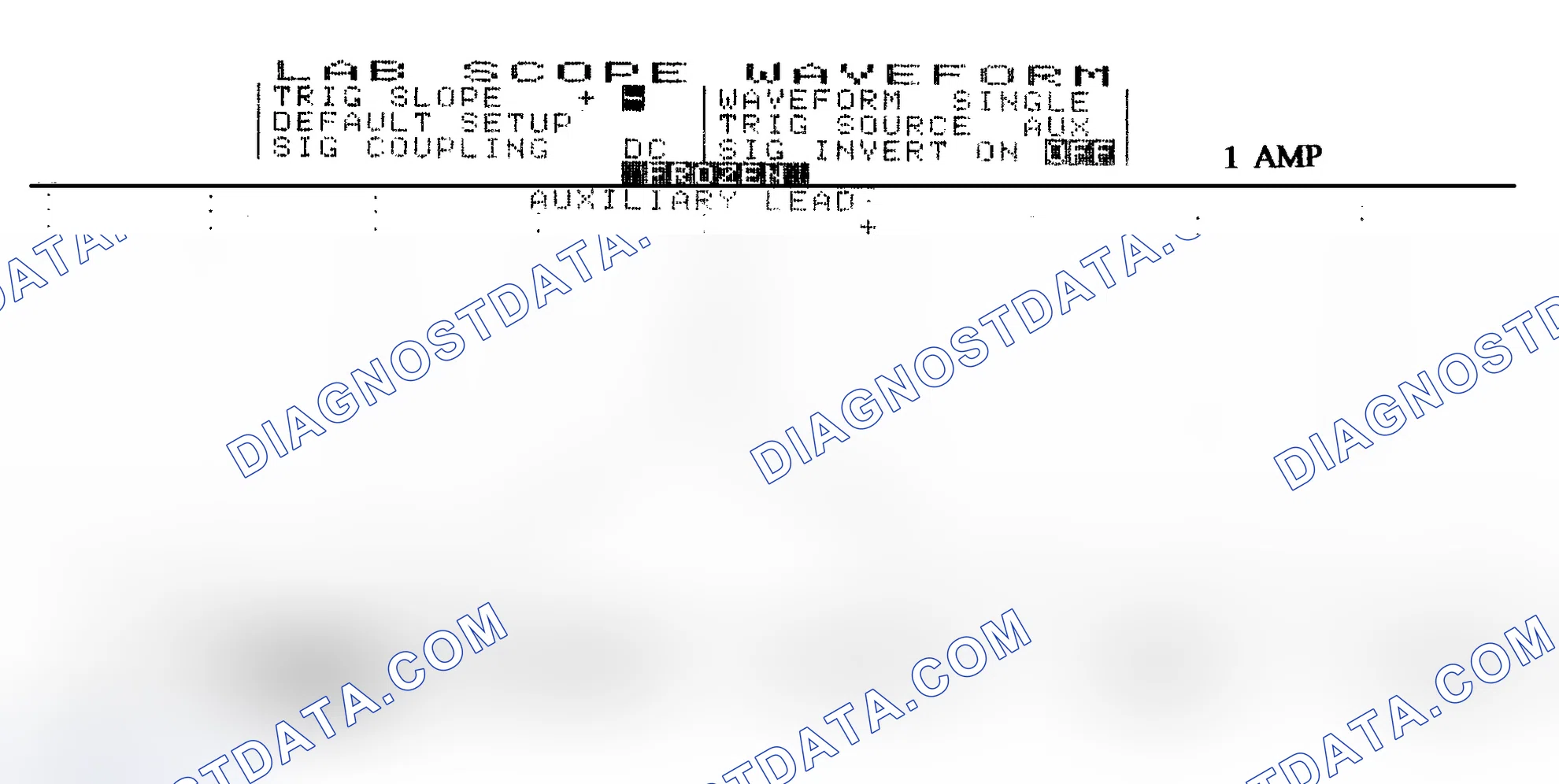 Scheme 171: Injector Waveform (Current) - Cursors Used - Known Good