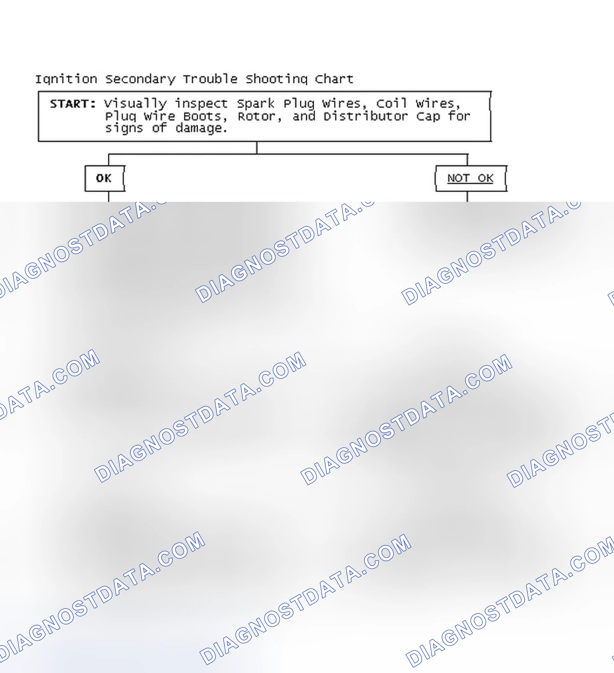 Scheme 1: Ignition Secondary Trouble Shooting Chart