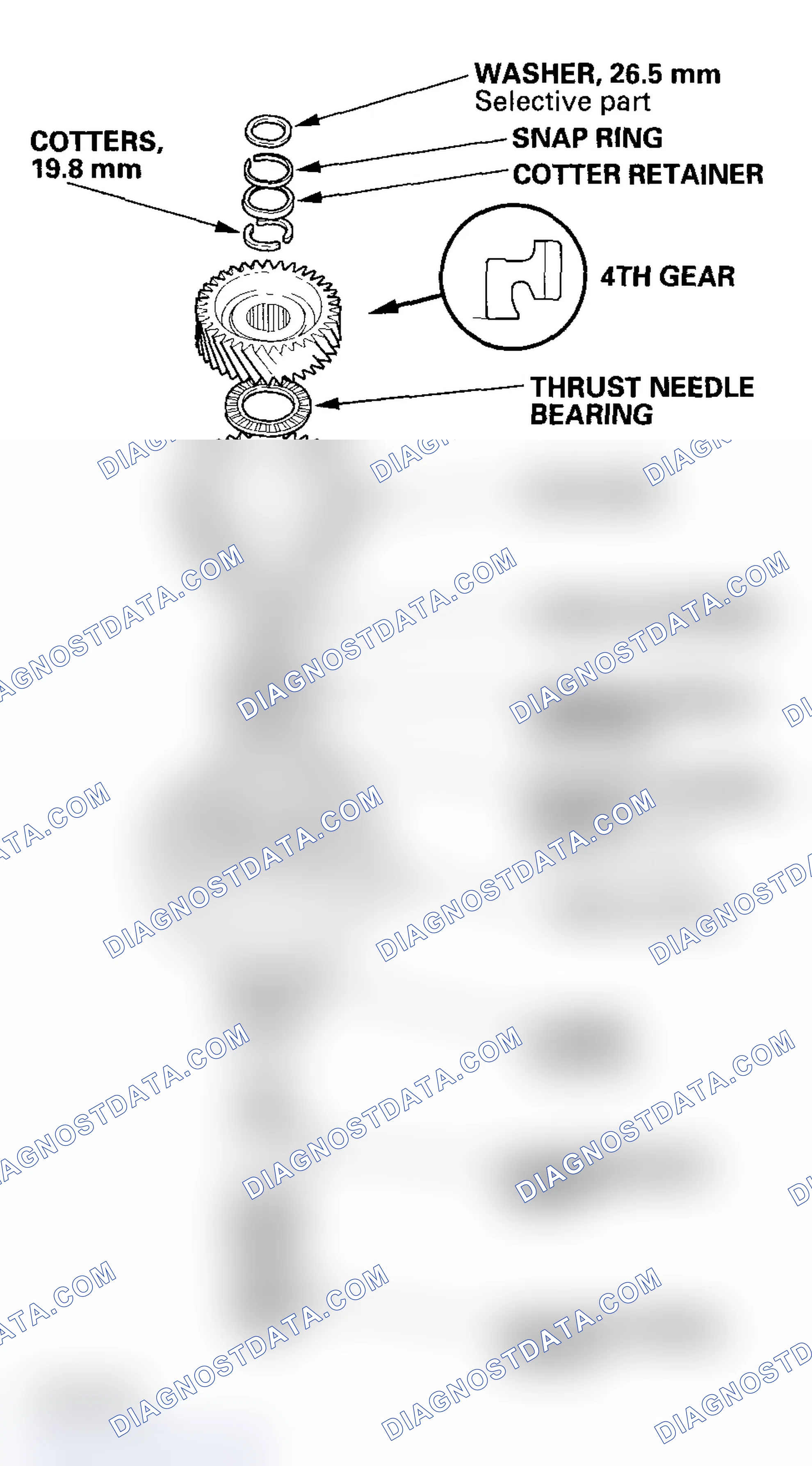 Scheme 521: Intermediary Shaft Disassembly, Inspection, and Reassembly