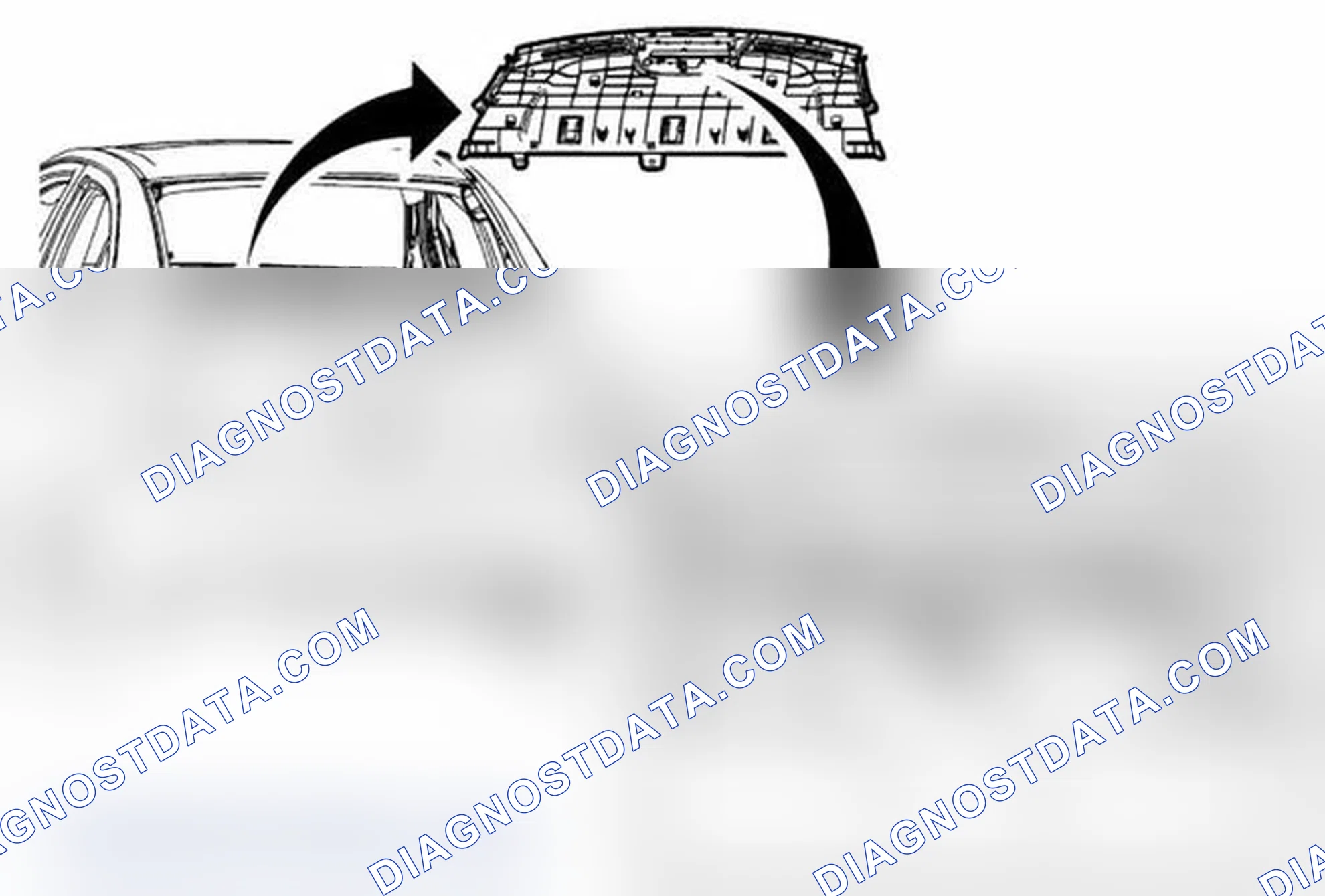 Scheme 26: High Mount Stop Lamp Replacement (Sedan)