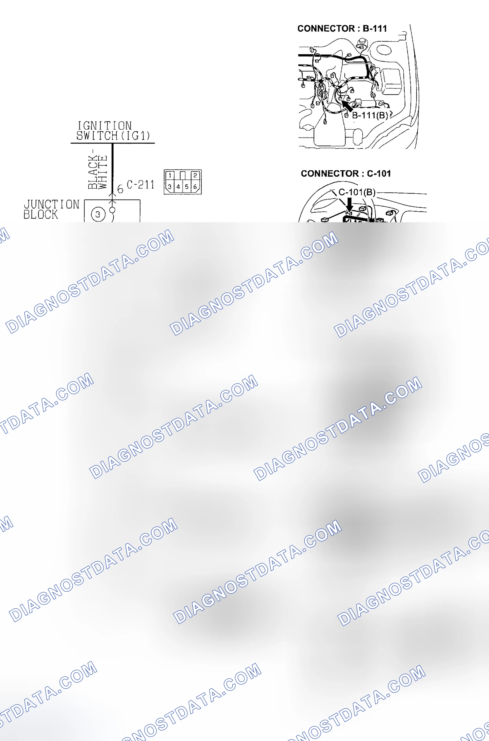 Scheme 74: Circuit Diagram & Connector Identification