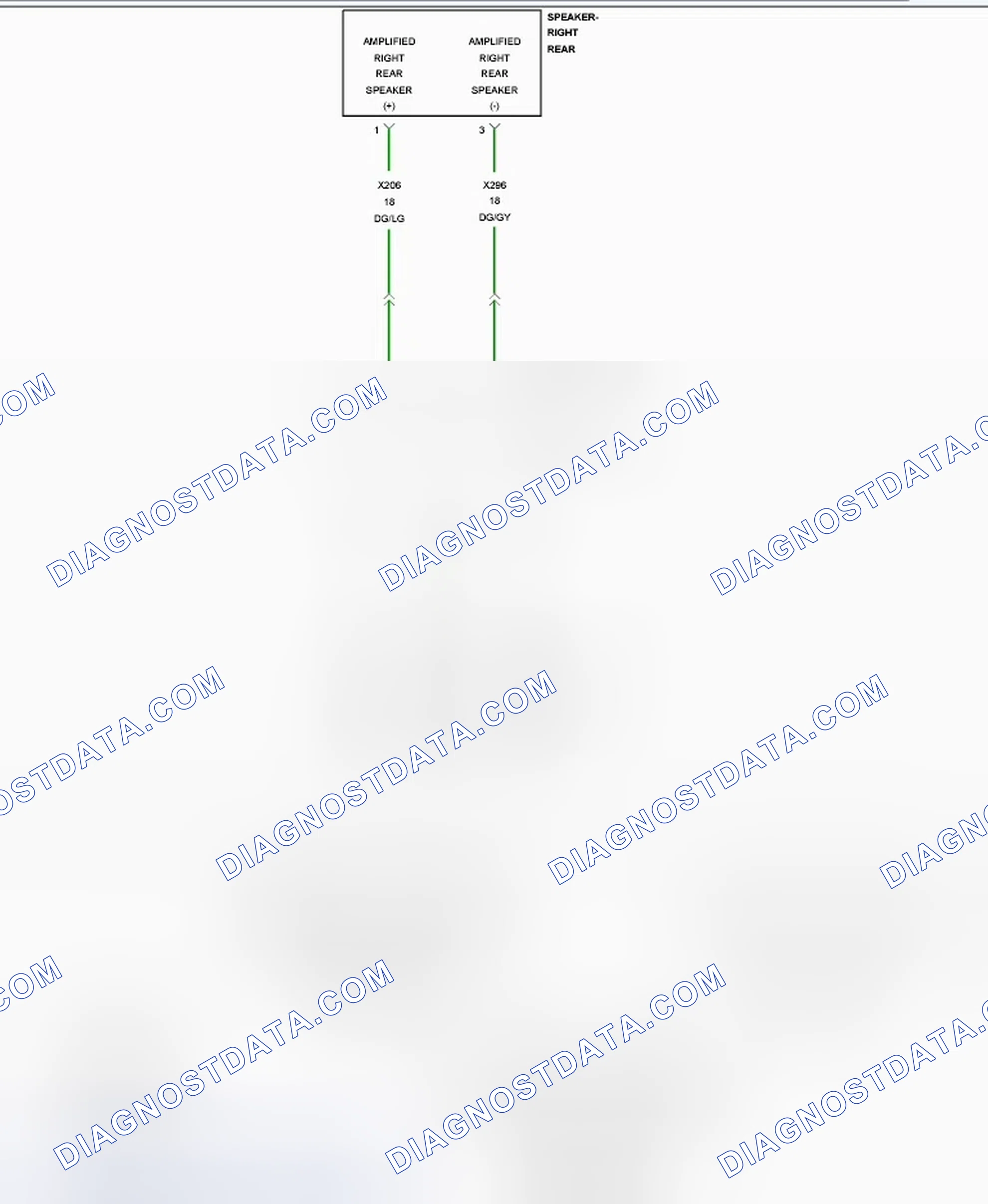 Scheme 34: B147A-CHANNEL 6 AUDIO SPEAKER OUTPUT CIRCUIT LOW