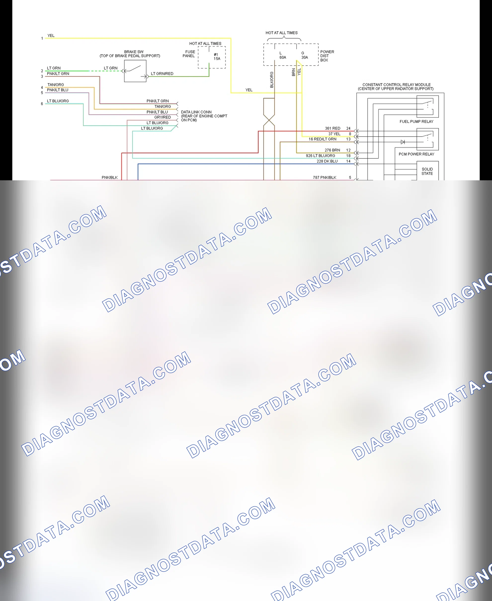 Scheme 2: EEC-IV Wiring Diagram (Continental 3.8L - 2 Of 2)
