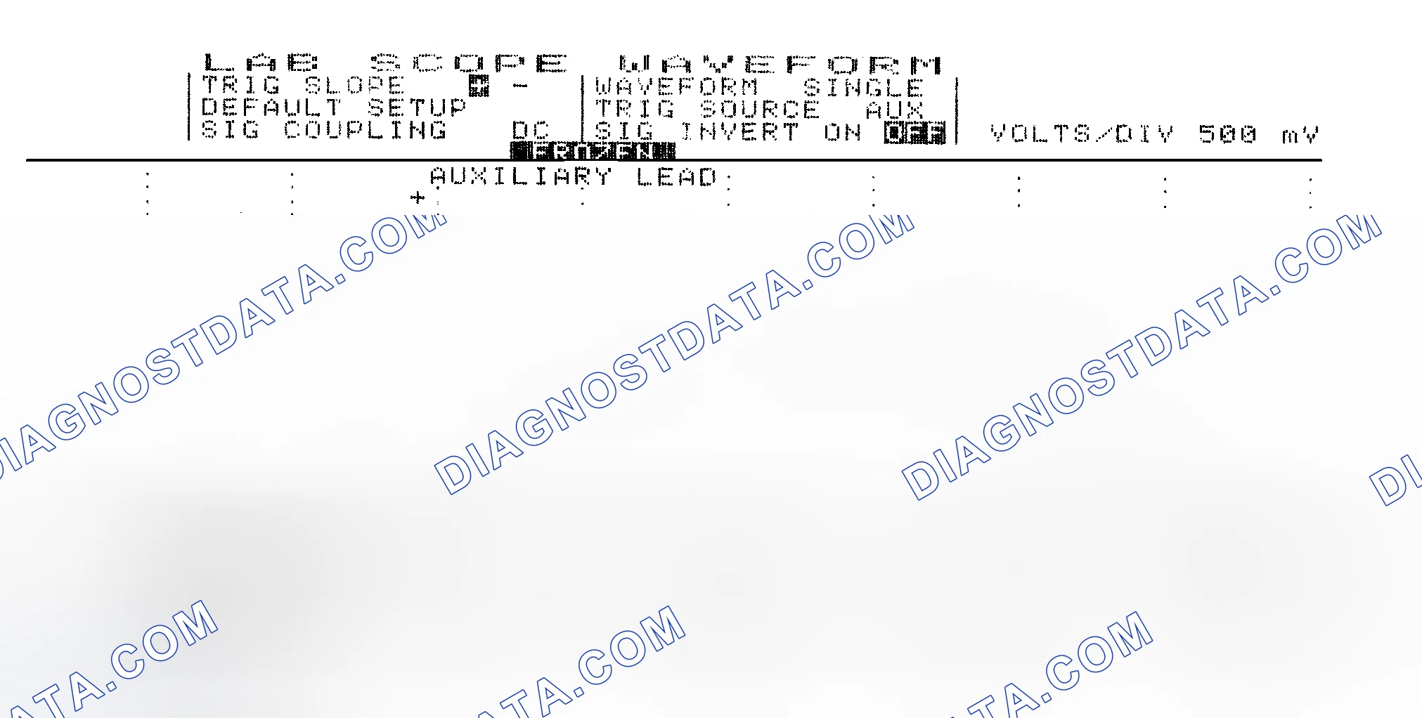 Scheme 14: Single Injector w/Excessive Current Flow - Current Pattern