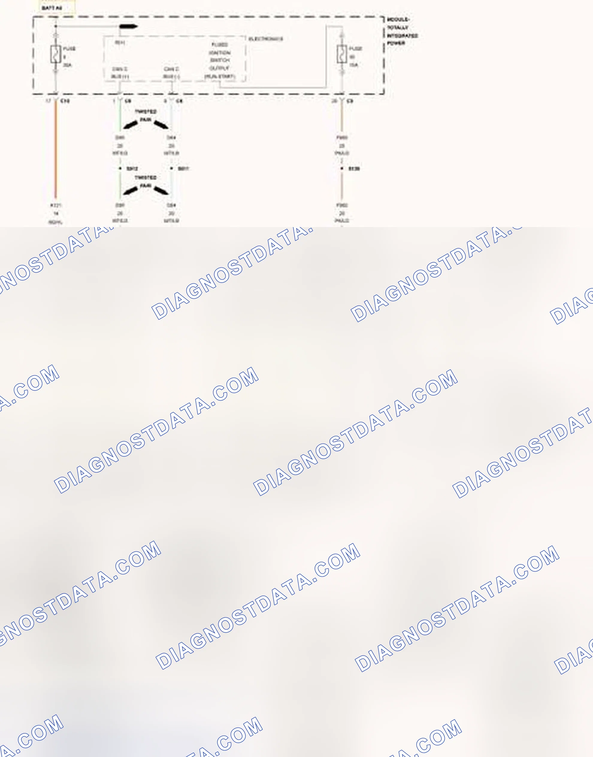 Scheme 621: C1417-FRONT DIFFERENTIAL CONTROL CIRCUIT LOW