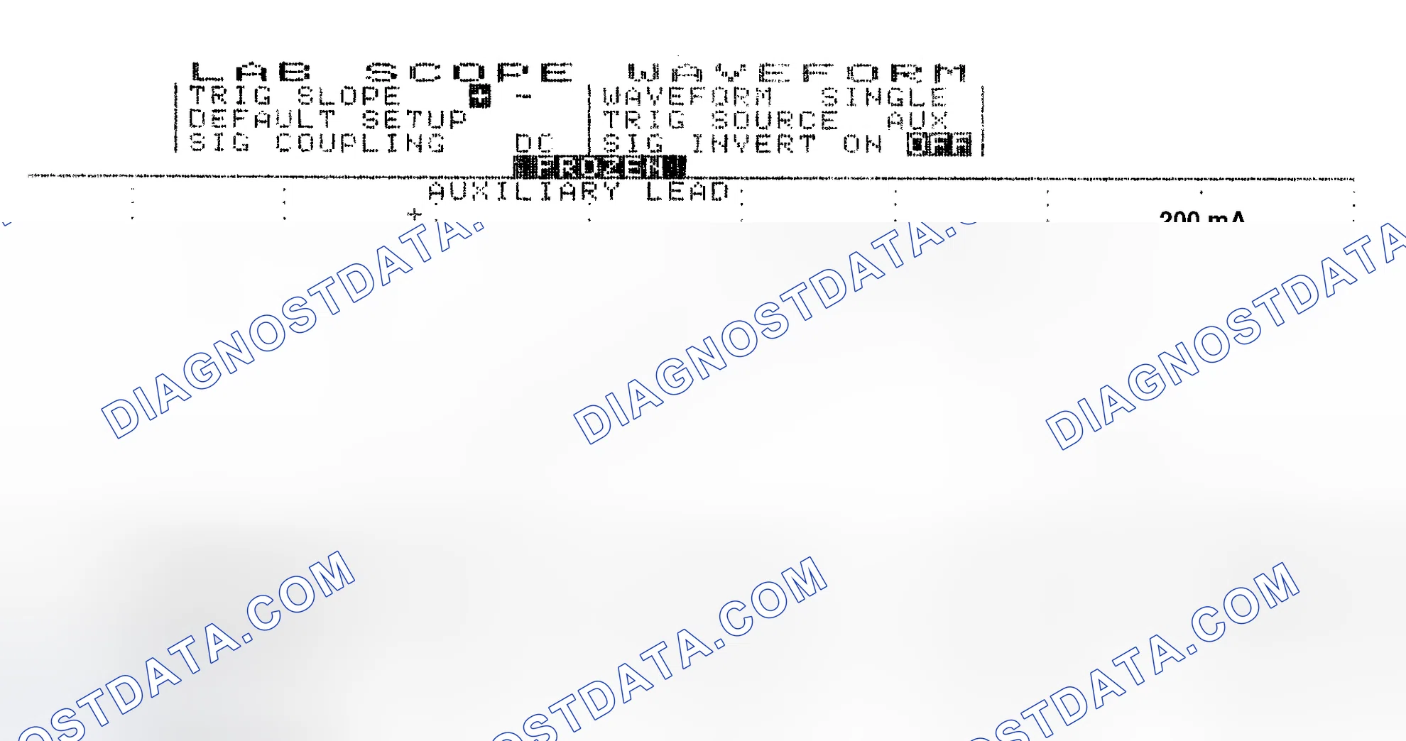 Scheme 13: Single Injector w/Normal Current Flow - Current Pattern