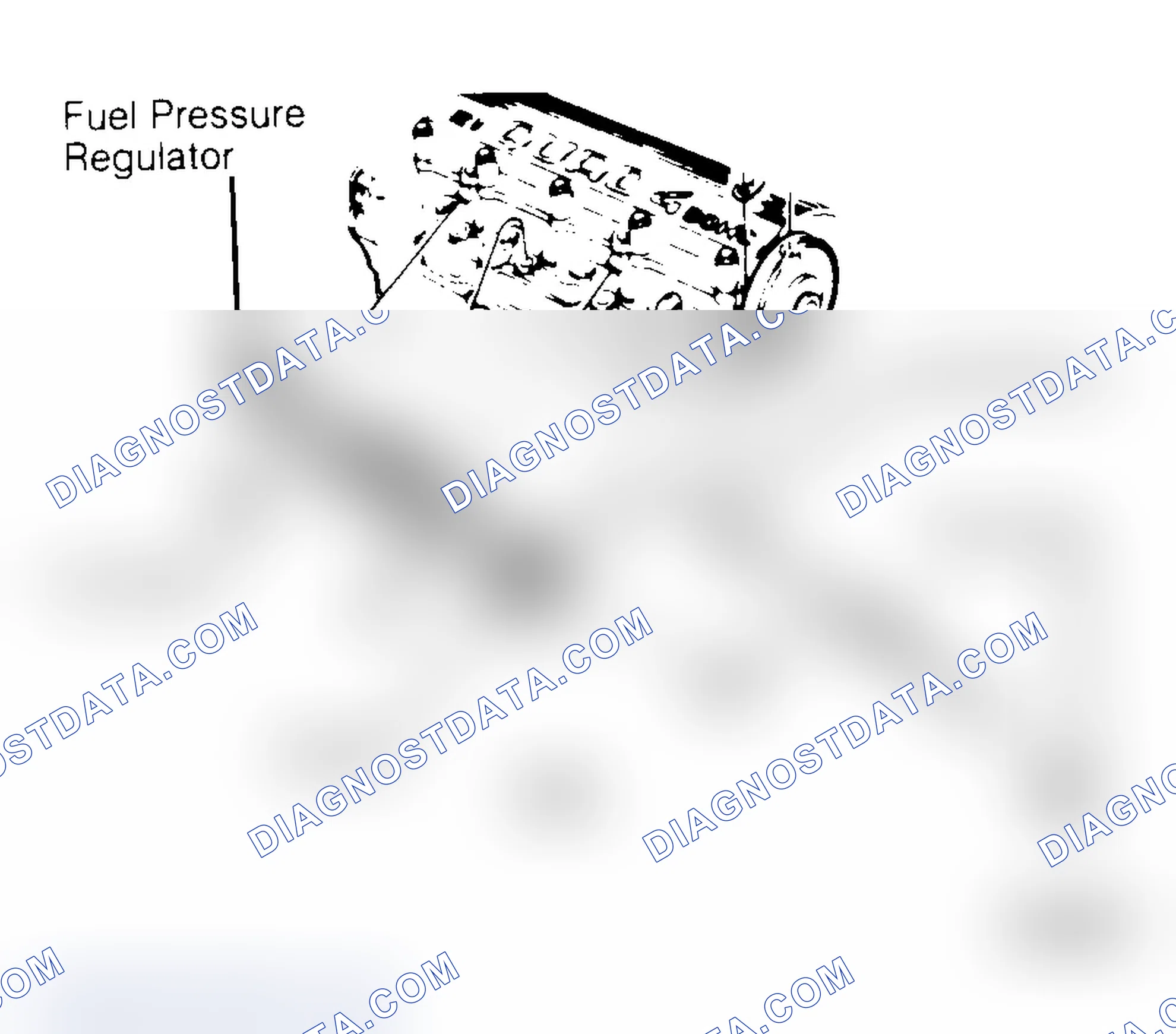 Scheme 10: View Of 2.3L Fuel Rail Assembly
