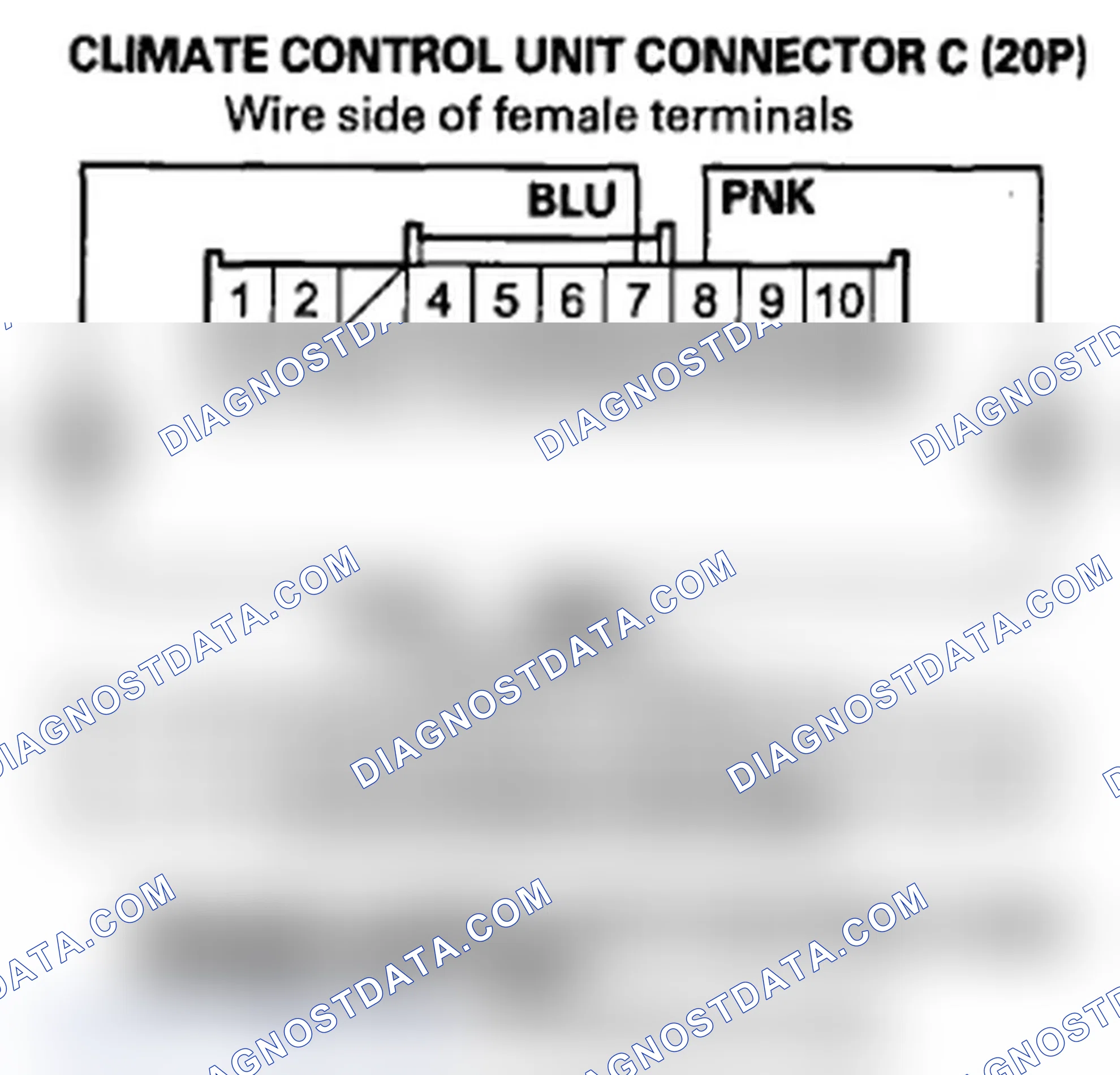 Scheme 103: DTC B2969: Climate Control Unit Lost Communication with Driver's MICU (WIPSW message)