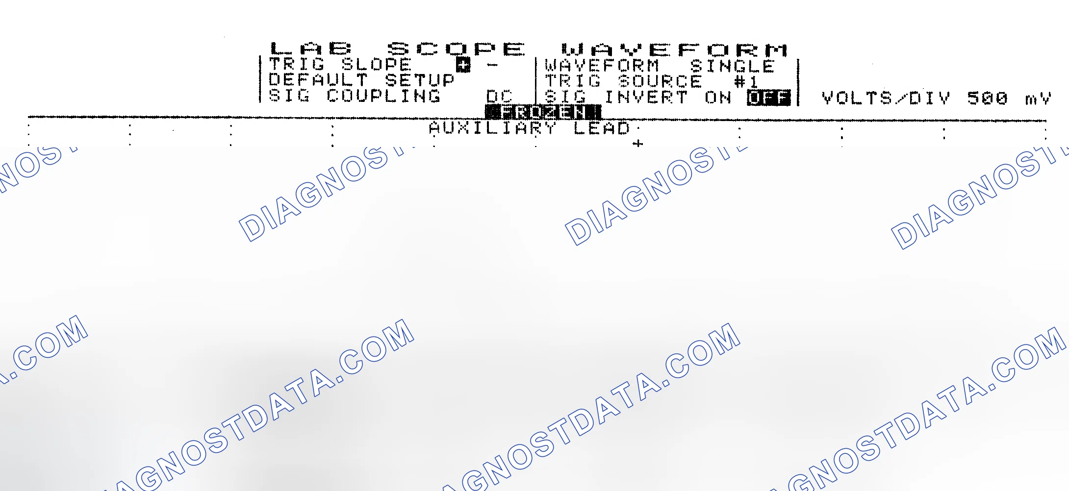 Scheme 10: Single Injector w/Excessive Current Flow - Current Pattern
