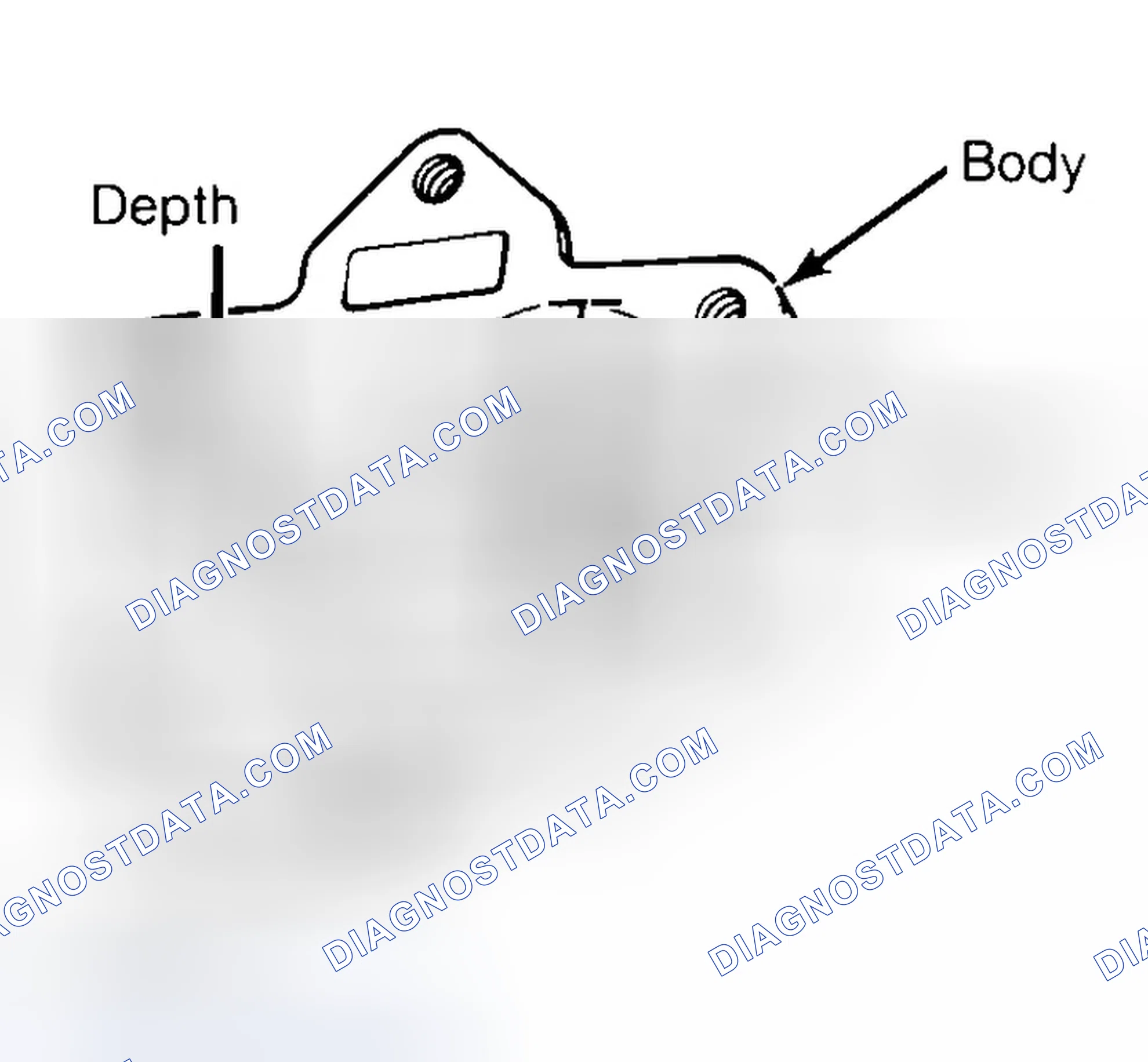 Scheme 35: Measuring Oil Pump Gear Cavity