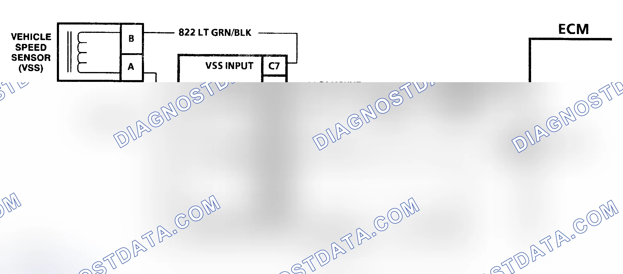 Scheme 14: Code 24 Schematic ("C" & "K" Series 5.7L M/T) Vehicle Speed Sensor